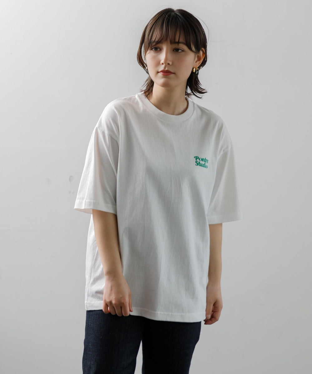 tシャツ 「MEN ， WOMEN」CAPSULE-T Pontre Wave logo Tee レディース メンズ MEN , WOMEN】CAPSULE-T Pontre Wave logo Tee – AMERICAN RAG CIE