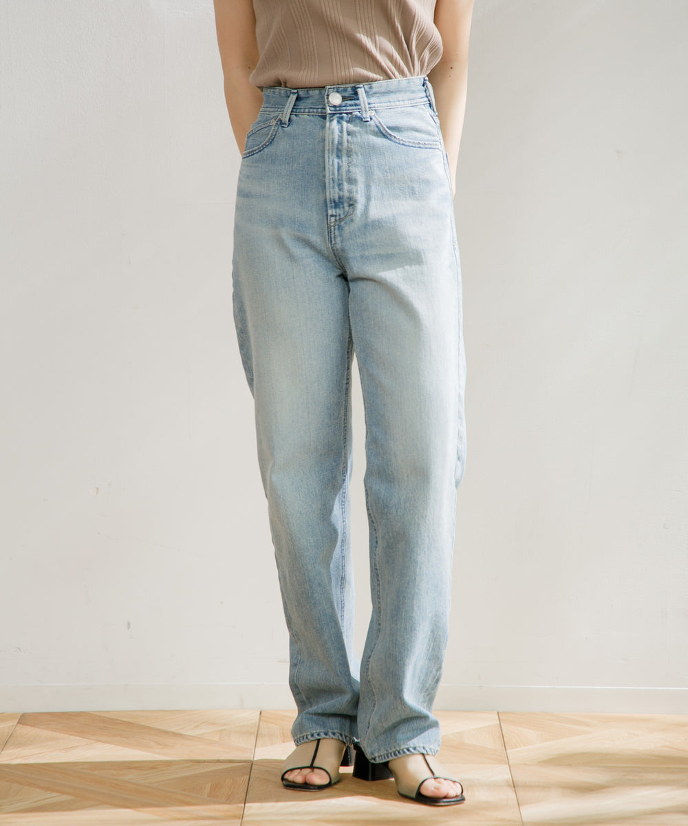 【WOMEN】YANUK ボーイズストレート LEA TVS Trick Denim