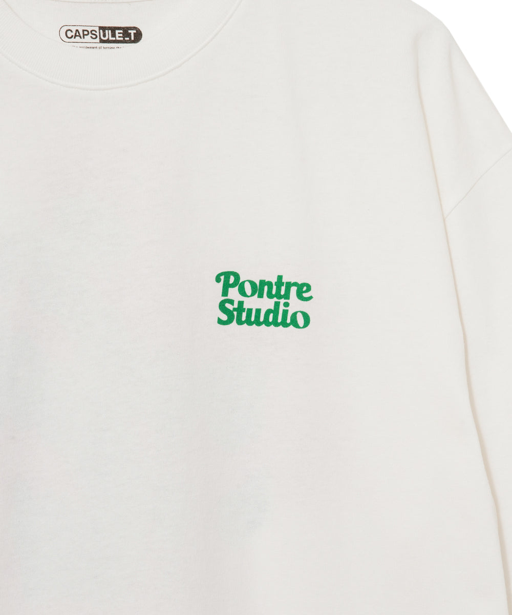 tシャツ 「MEN ， WOMEN」CAPSULE-T Pontre Wave logo Tee レディース メンズ MEN , WOMEN】CAPSULE-T Pontre Wave logo Tee – AMERICAN RAG CIE