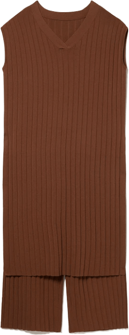 ワイドリブニット セットアップ