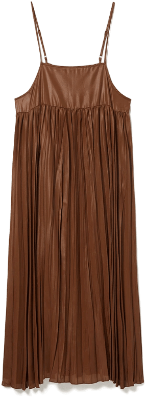 ニットベスト+キャミ ワンピセット