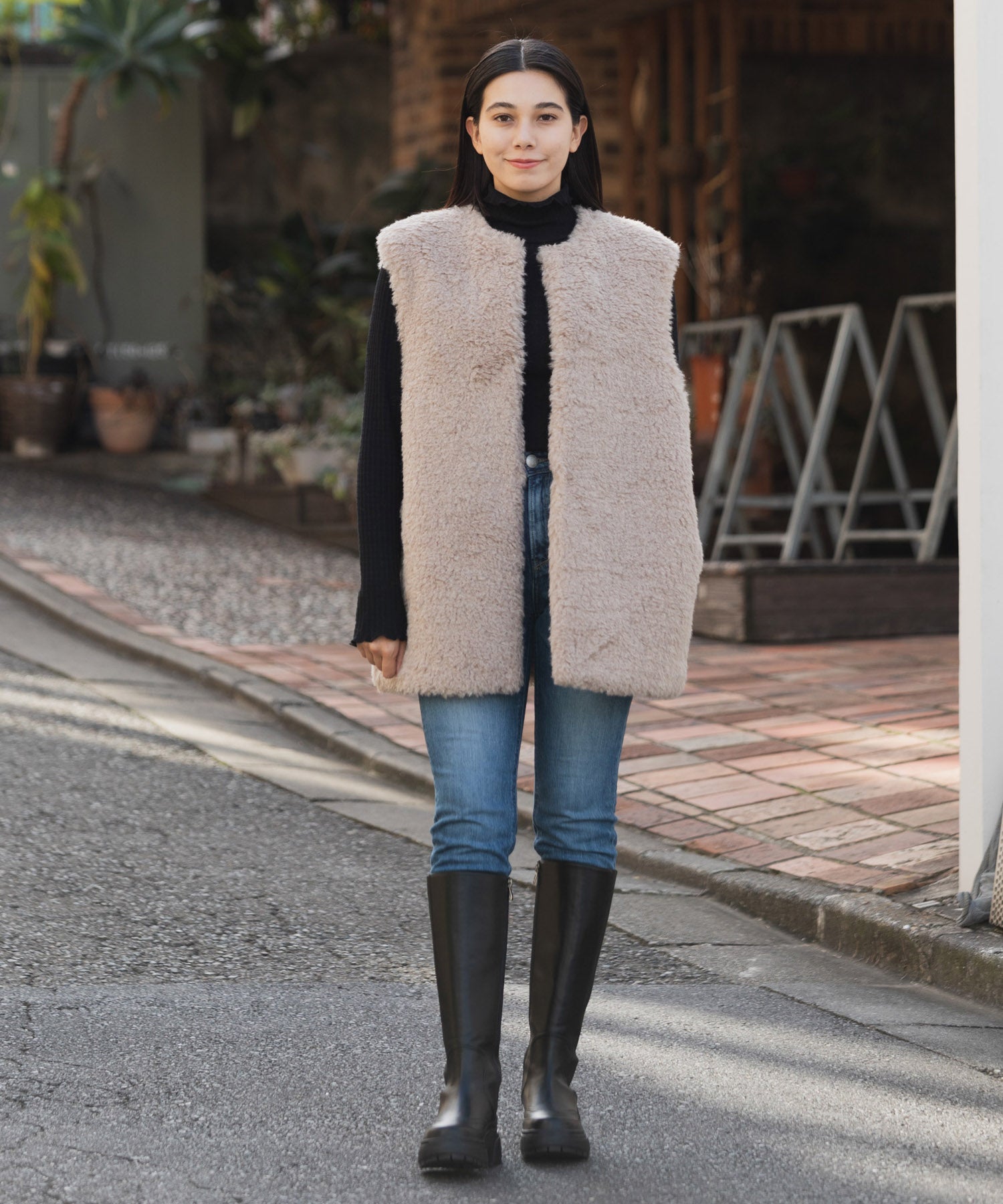 WOMEN】エコファーベスト – AMERICAN RAG CIE