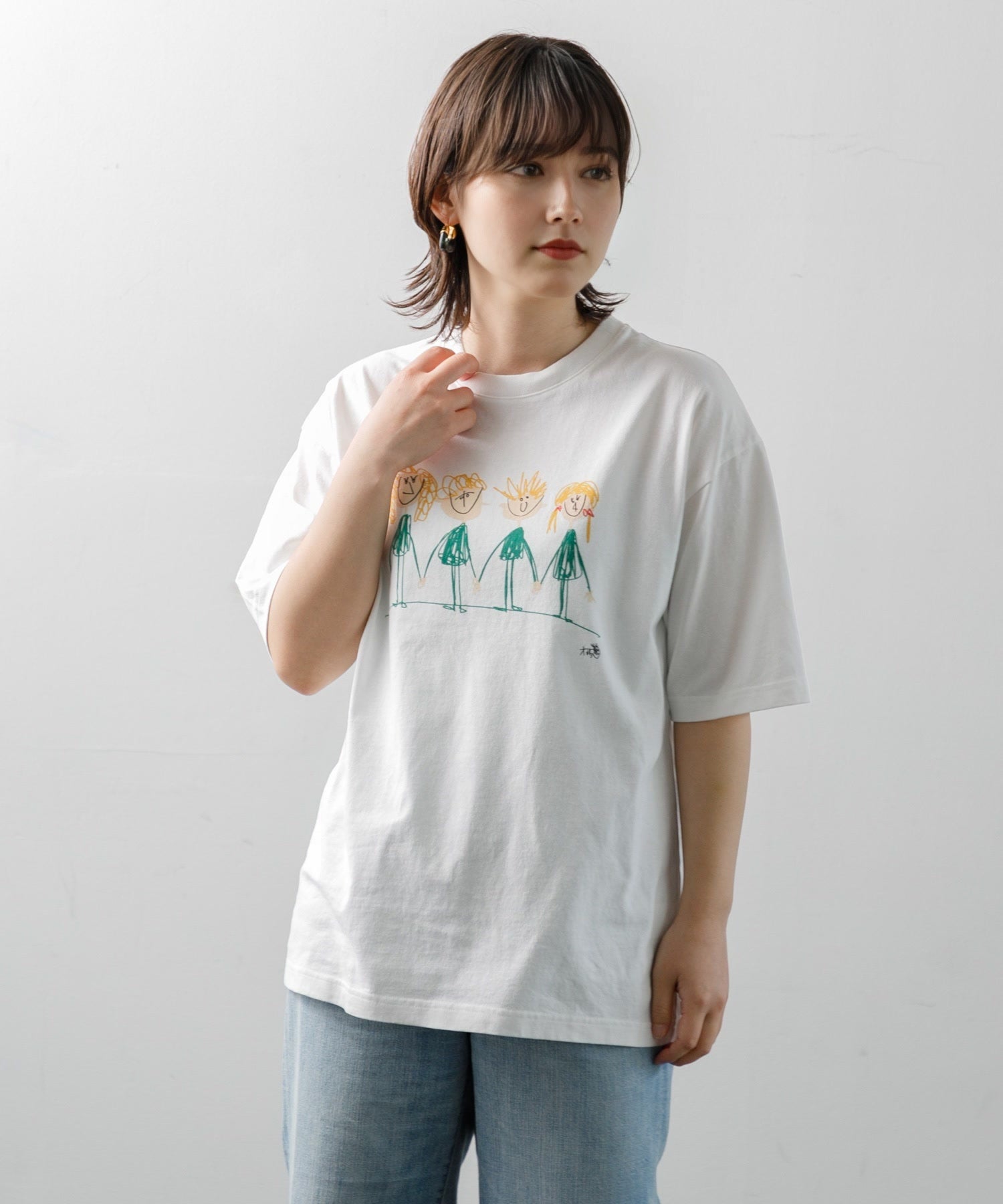 tシャツ 「MEN ， WOMEN」CAPSULE-T HAND IN HAND SS Tee レディース メンズ MEN , WOMEN】CAPSULE-T HAND IN HAND SS Tee – AMERICAN RAG CIE