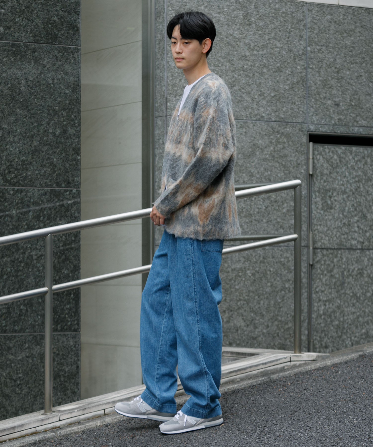 CLANE タック ワイドパンツ スカンツ グリーン 日本製 ユニクロ公式 | タックワイドパンツ（ツータック・丈標準69
