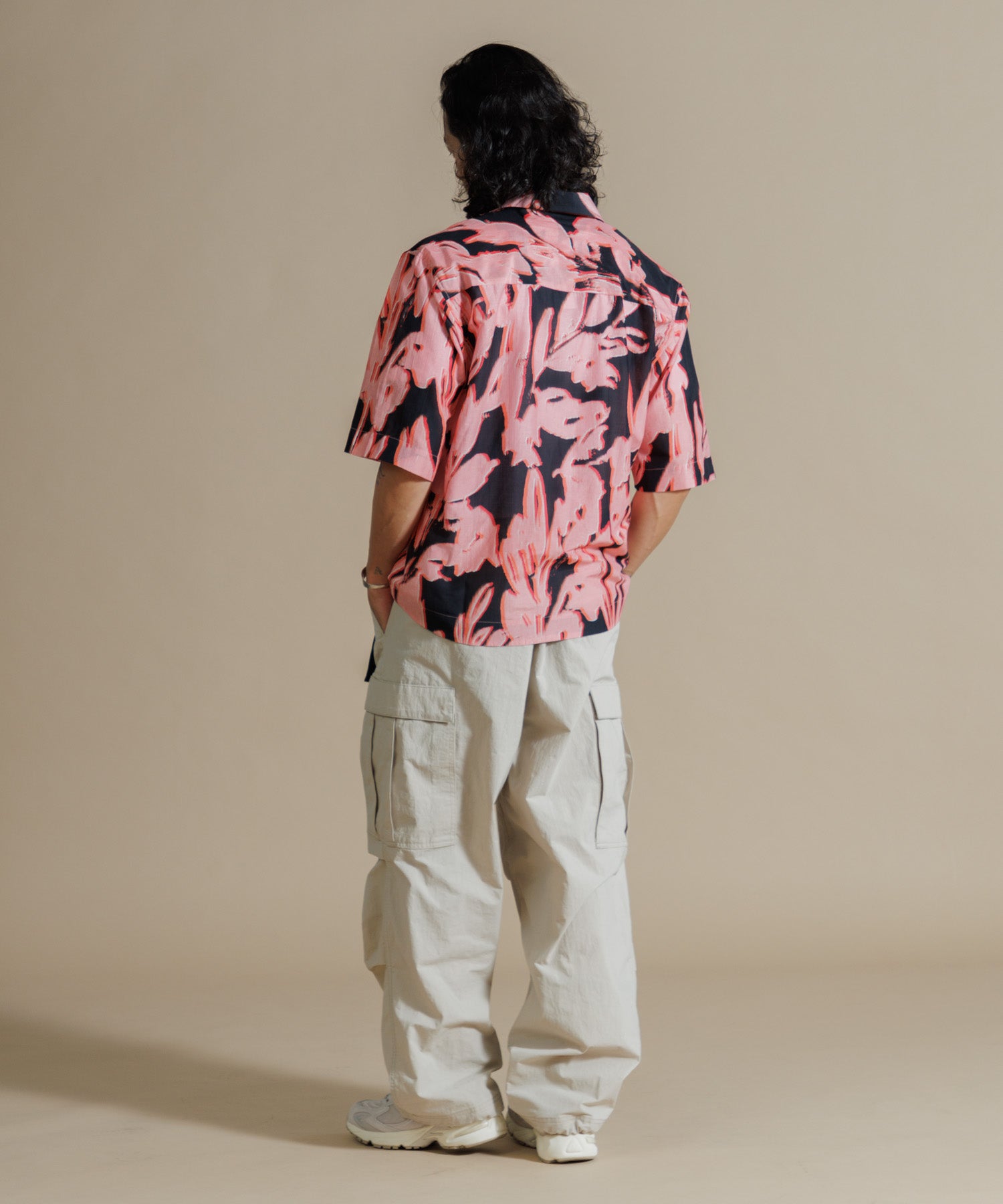 ブラウス シャツ 「MEN ， WOMEN」LEIN コットンシルクリーフプリントシャツ レディース メンズ AMERICAN RAG CIE｜【MEN , WOMEN】LEIN コットンシルクリーフ