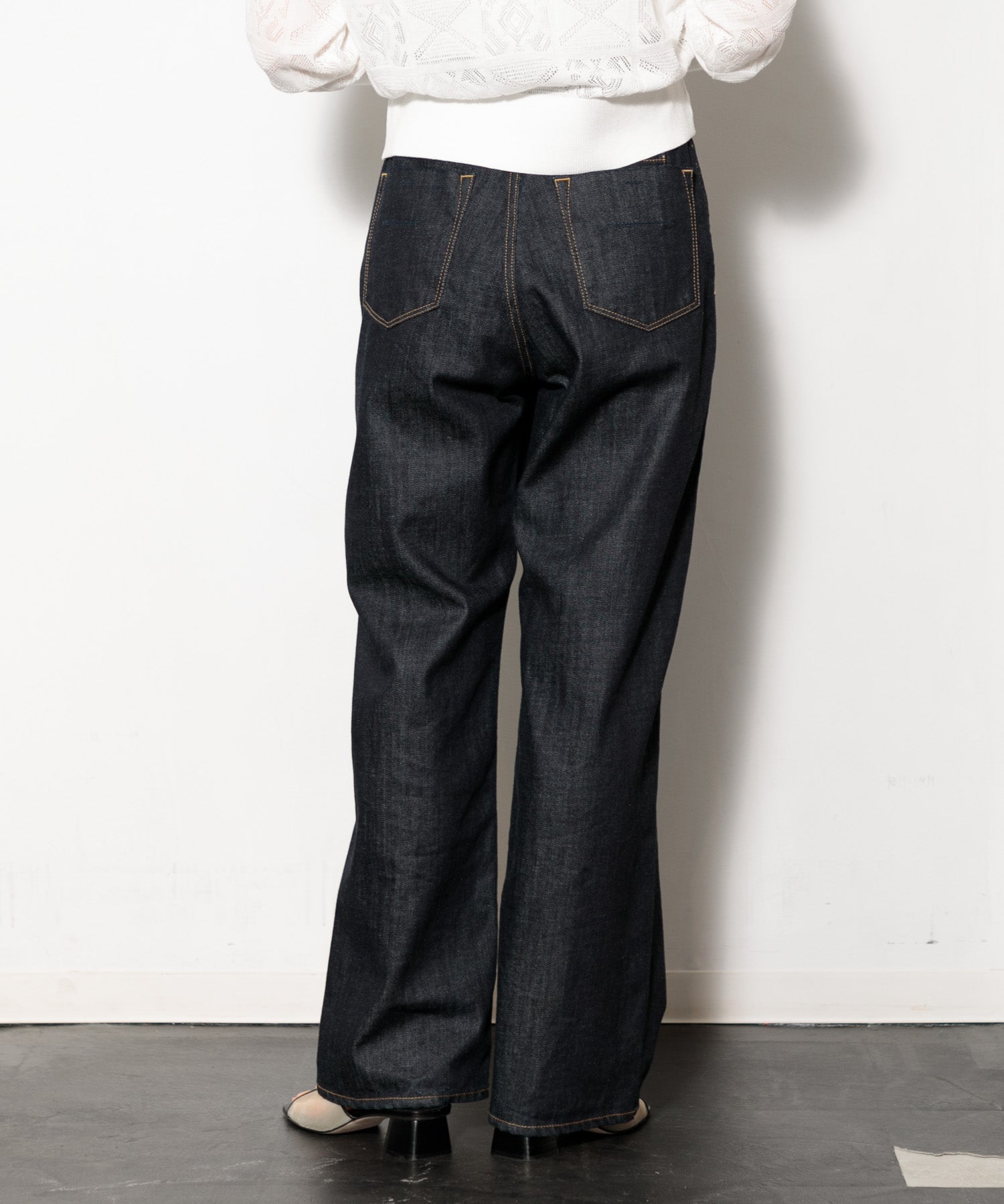 極美品 YANUK LOUISE 25 インディゴ ストレート ワンウォッシュ 0088_b2575227-5b65-4561-a59d-