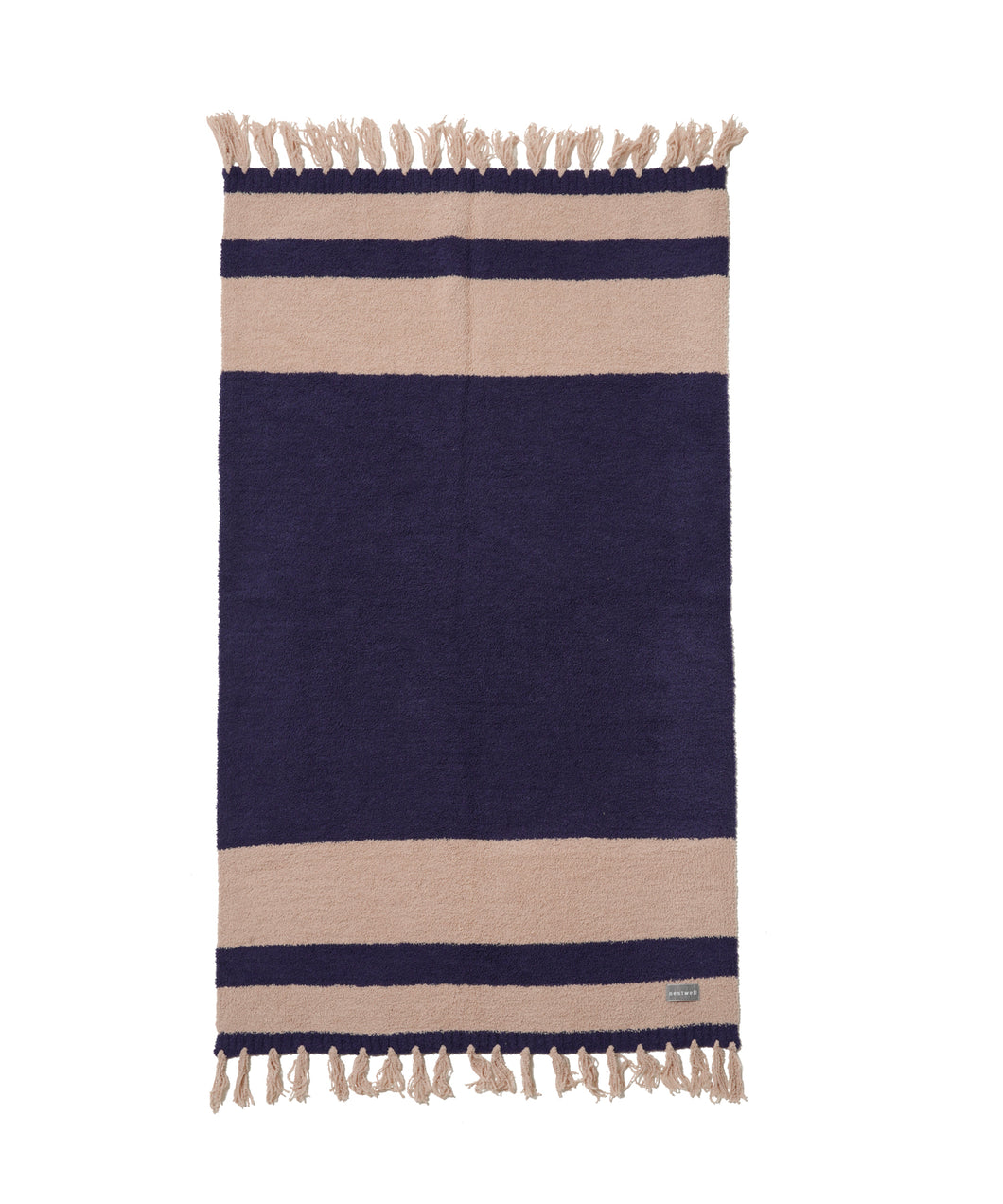 【MEN , WOMEN】nestwell ELM - Medium Stripe Bi-Color Blanket -