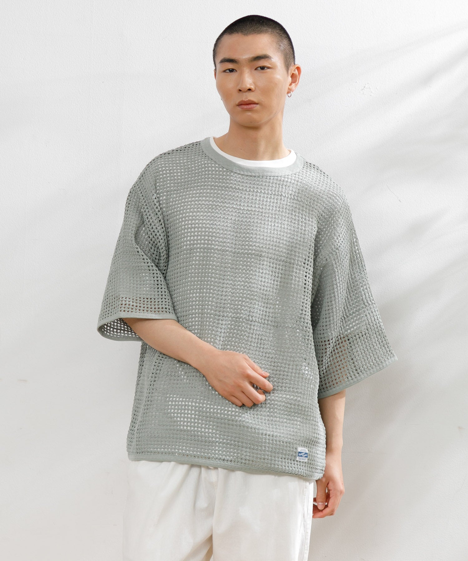 MEN】ARMY TWILL COTTON MESH H/S TEE – AMERICAN RAG CIE