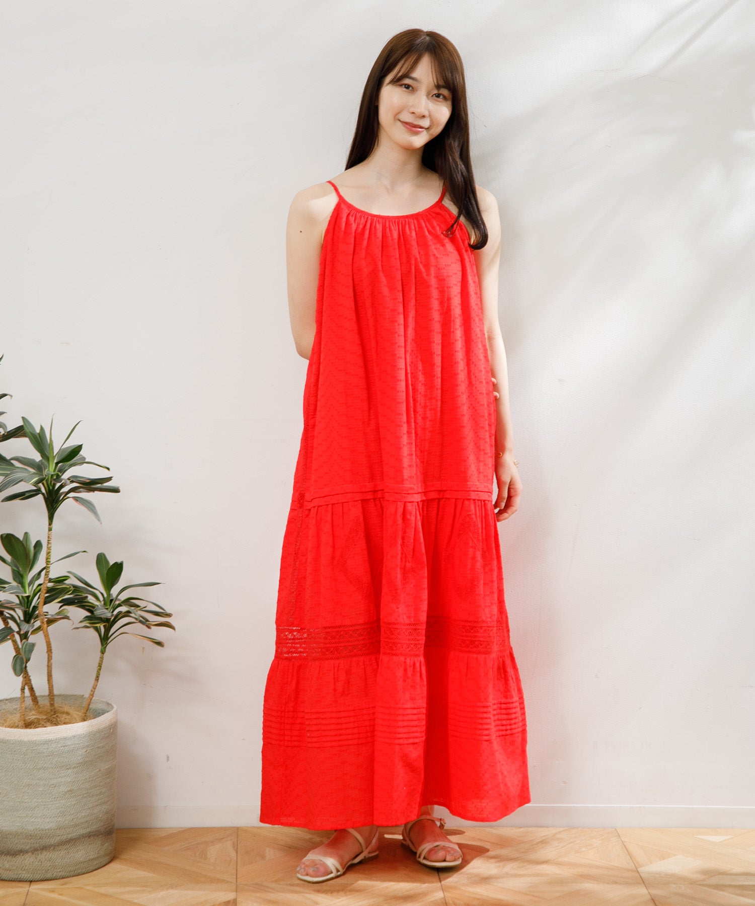 WOMEN】LEIN レース切り替えキャミワンピース – AMERICAN RAG CIE