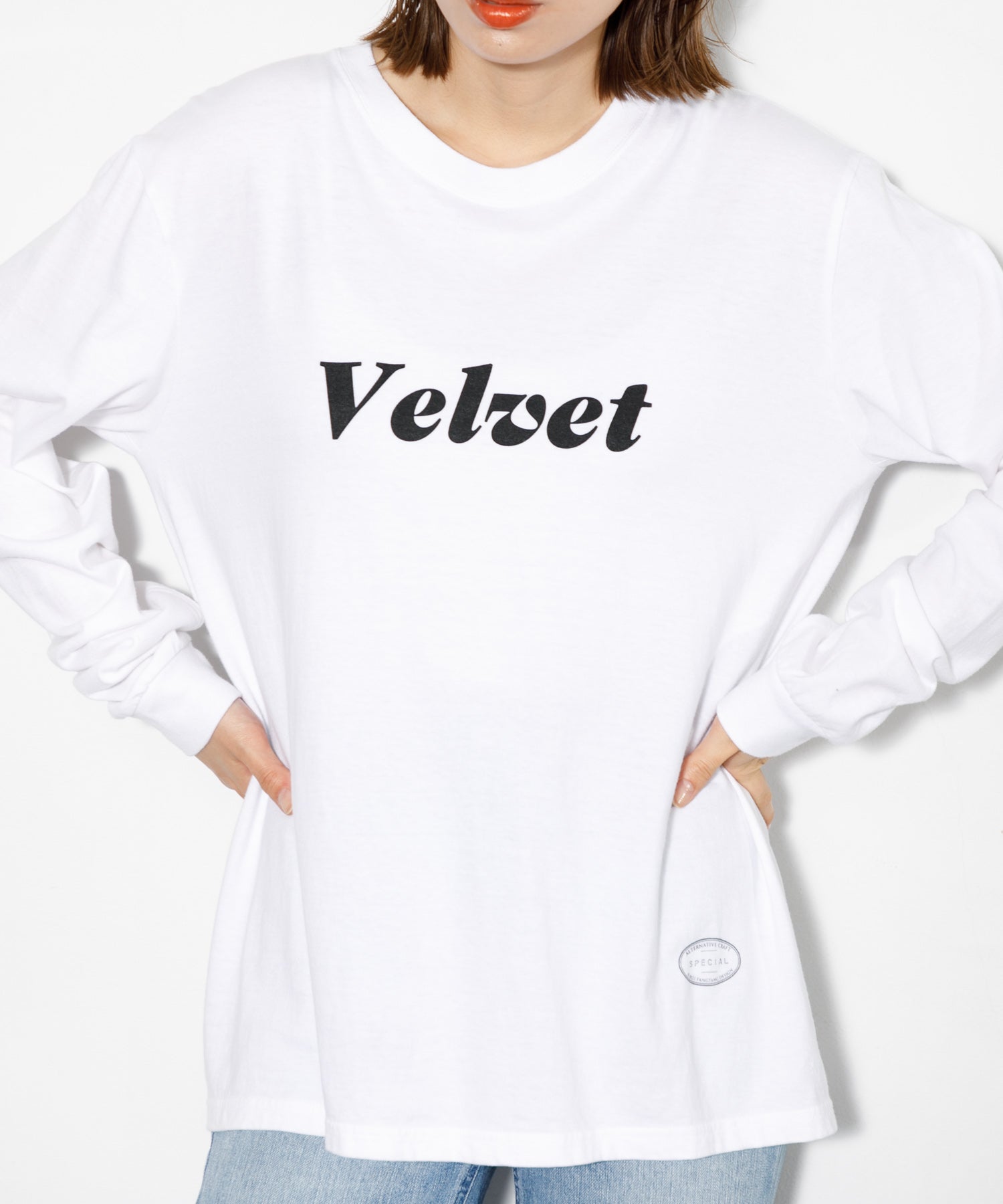 【MEN , WOMEN】TANGTANG VELVET Long SleeveTee