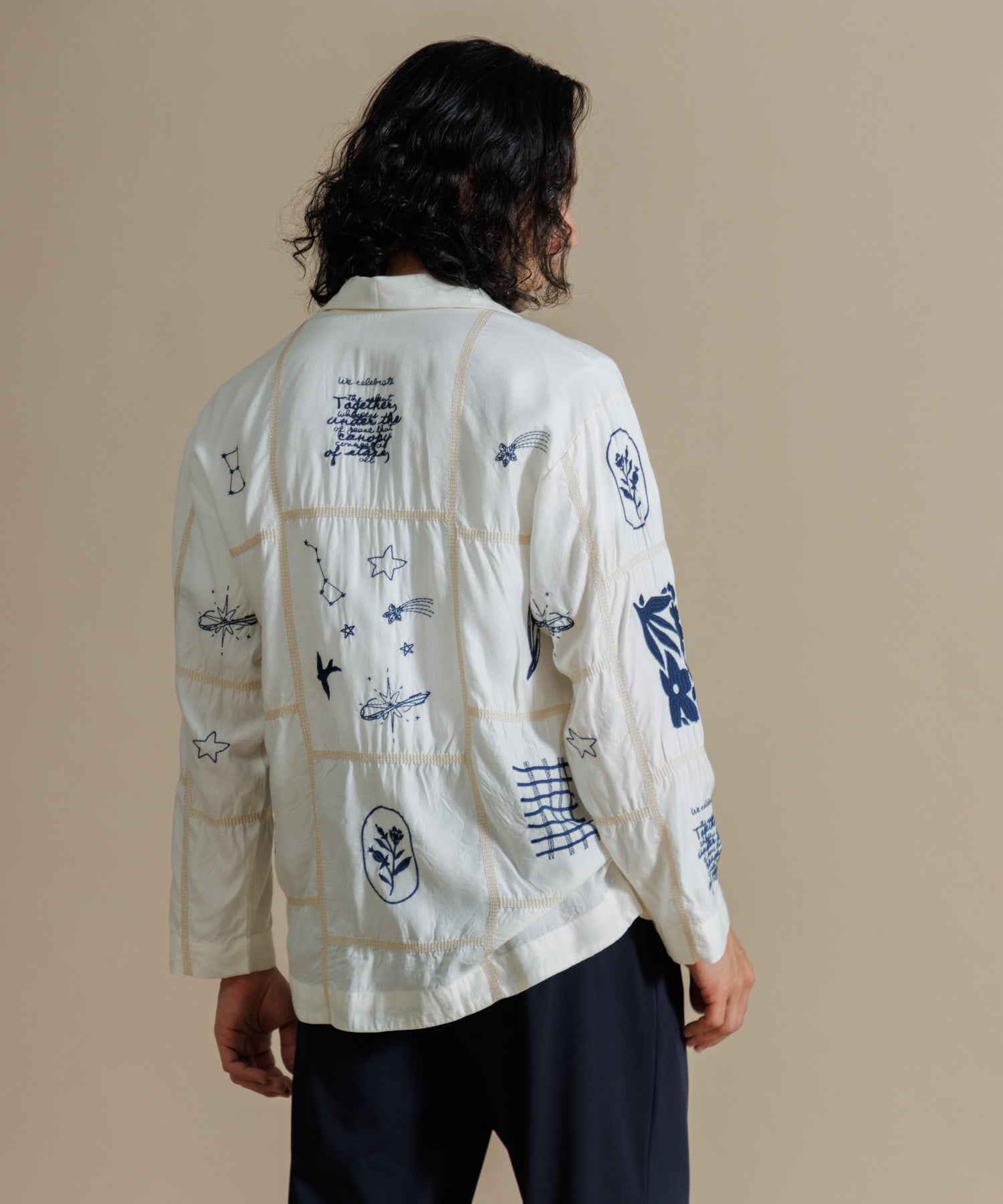 MEN , WOMEN】LEIN パッチワーク刺繍シャツ – AMERICAN RAG CIE