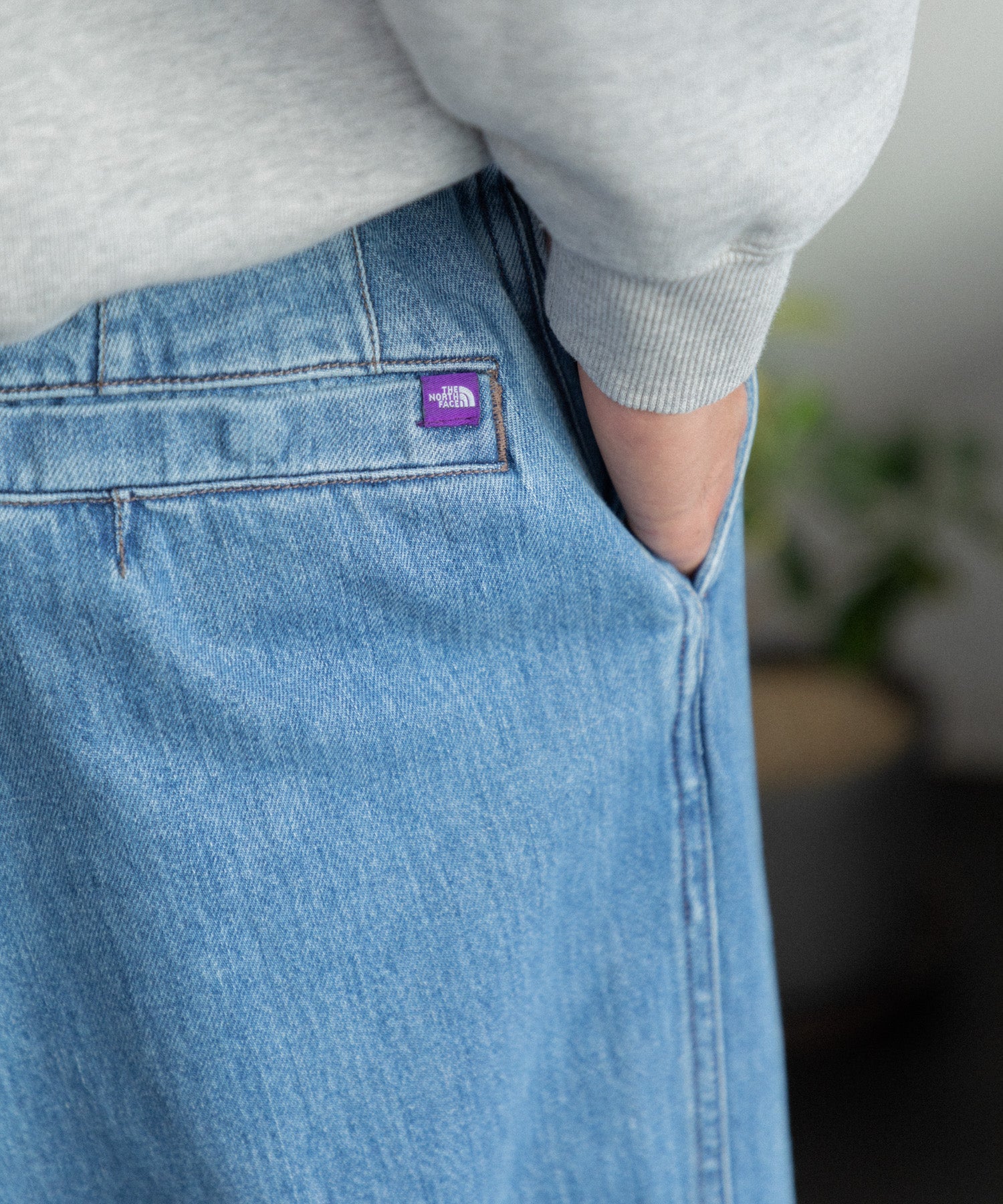 MEN】THE NORTH FACE PURPLE LABEL Denim Wide Tapered Field