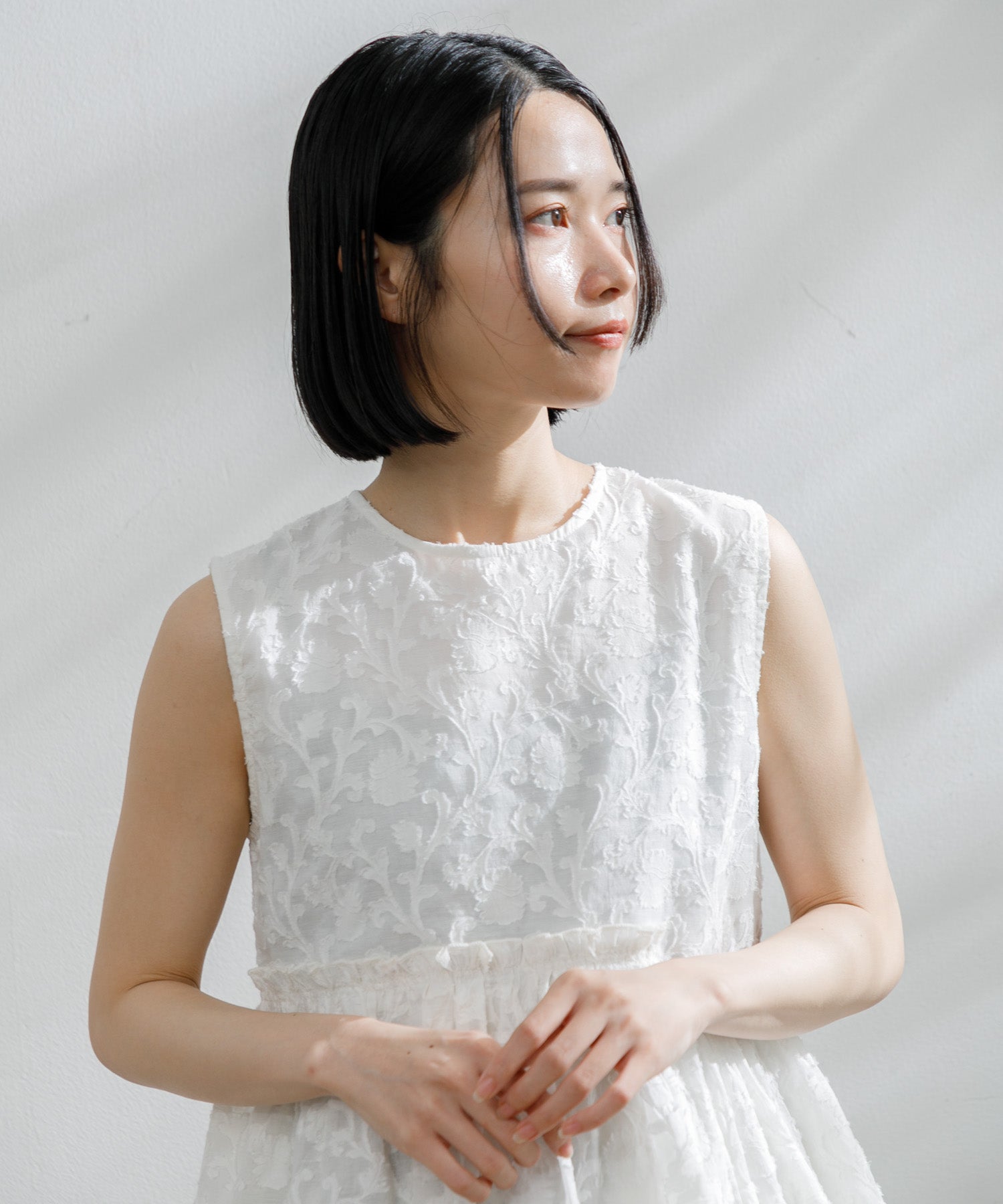 定価14300円 一回着 AMERICAN RAG CIE ノースリーブブラウス