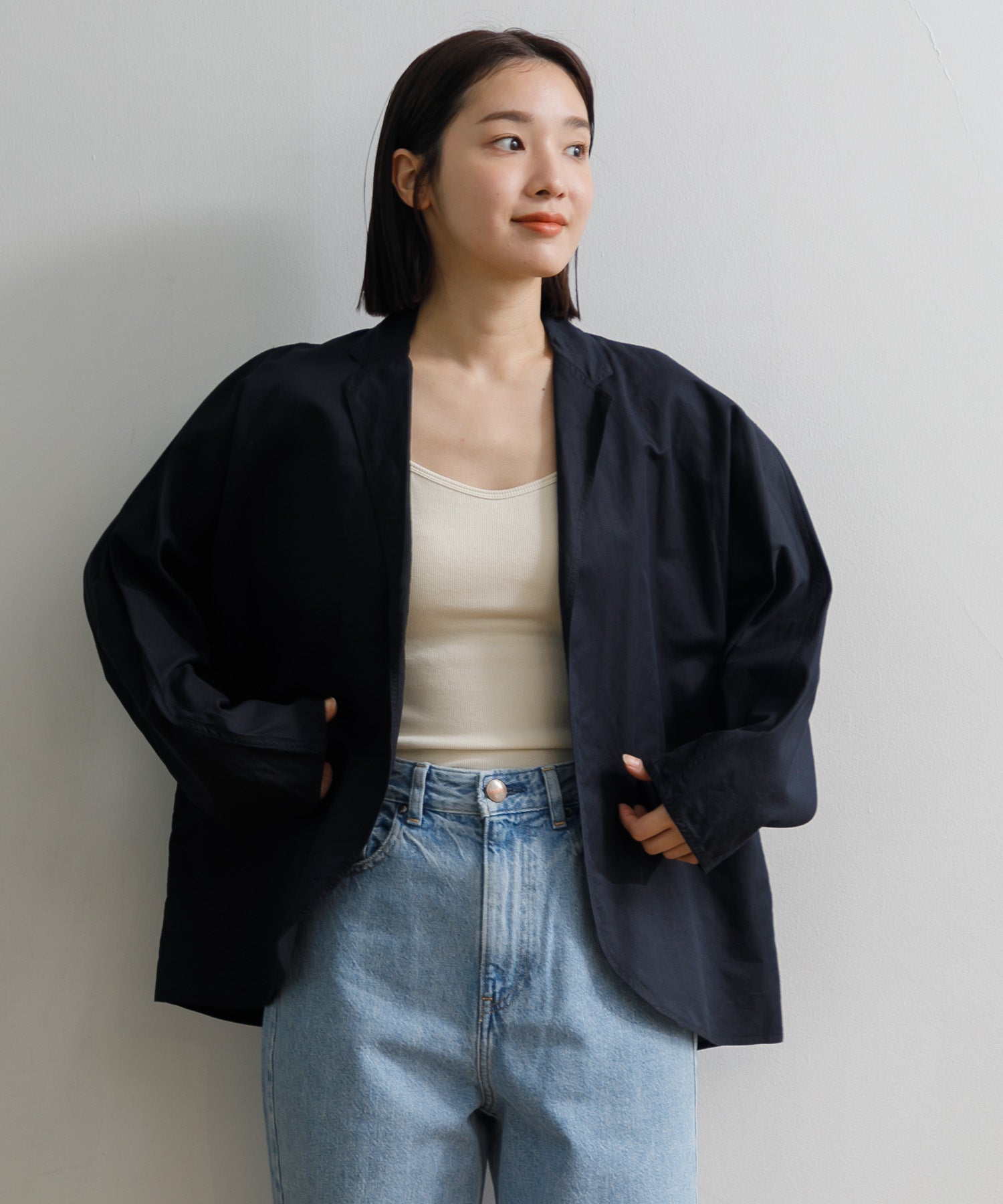 WOMEN】TICCA コットンリネンシャツジャケット – AMERICAN RAG CIE