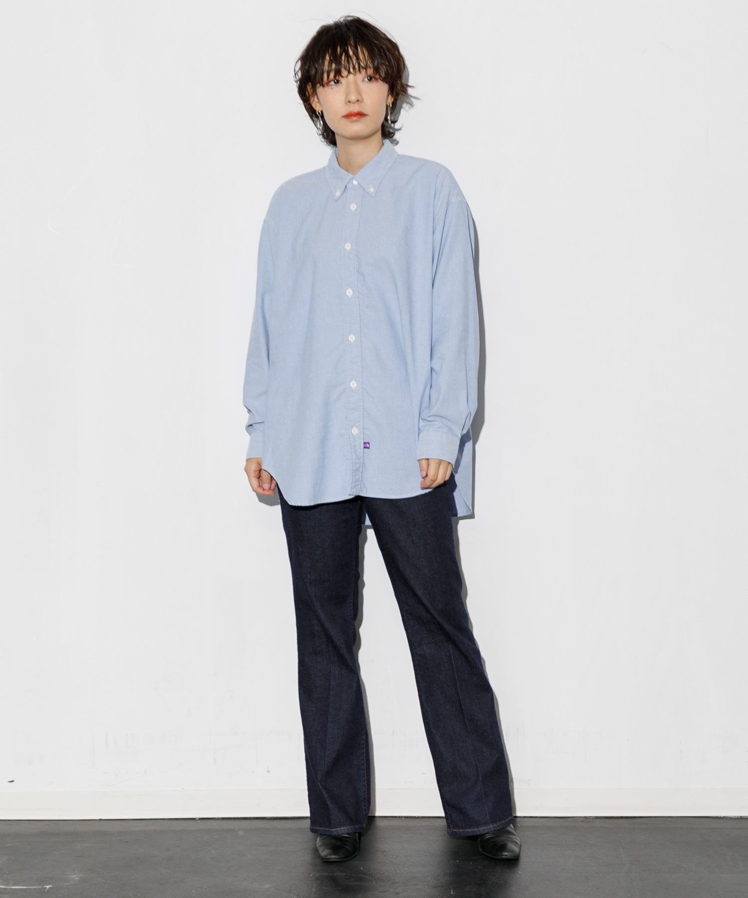 WOMEN】THE NORTH FACE PURPLE LABEL Button Down Field Shirt