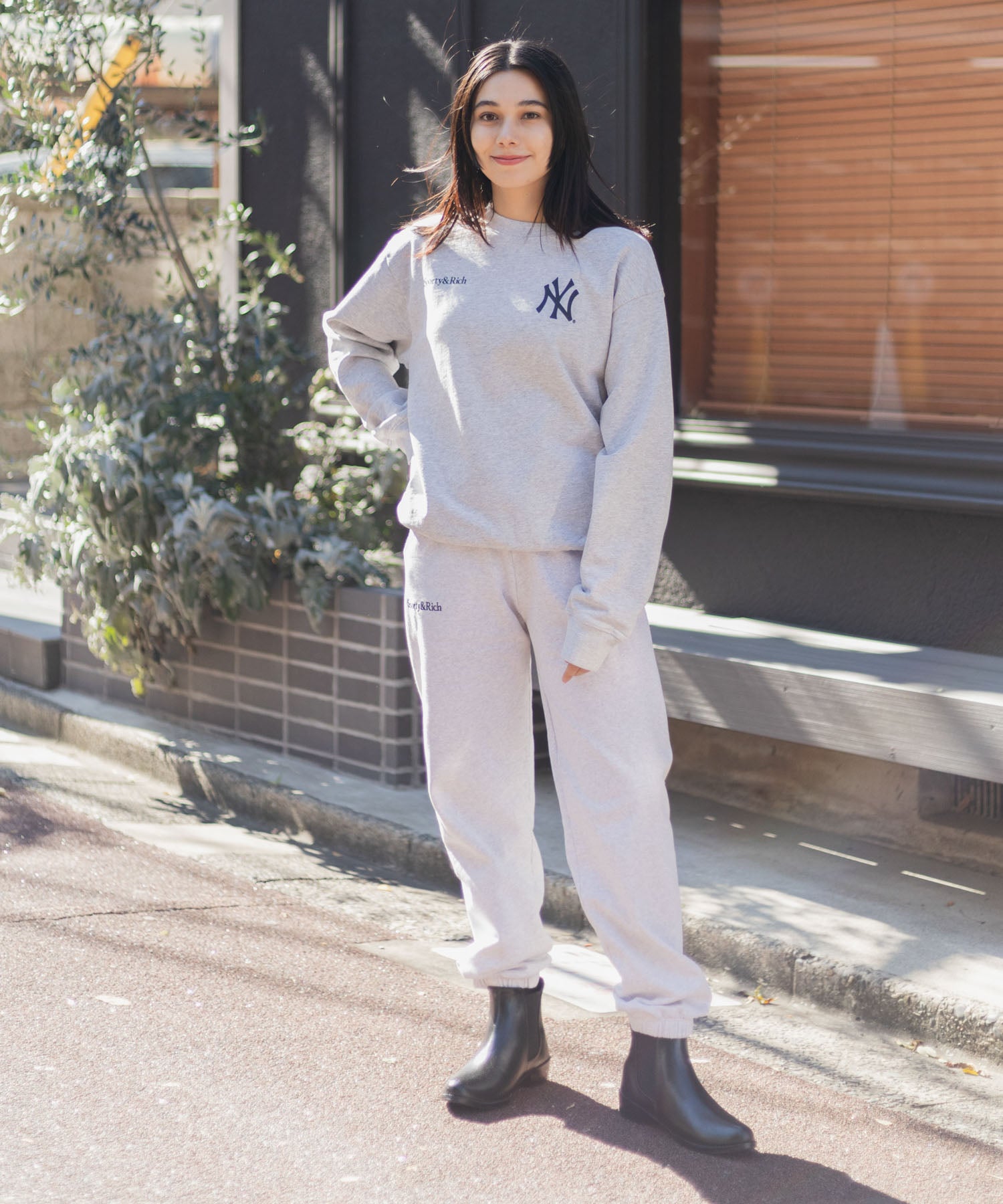 （US発）Sporty & Rich x New York Yankees スウェットパンツ US発）Sporty & Rich x New York Yankees スウェットパンツ