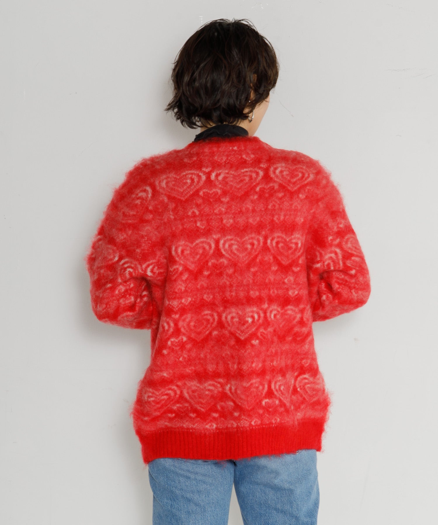 MEN , WOMEN】NEEDLES MOHAIR CARDIGAN - HEART – AMERICAN RAG CIE