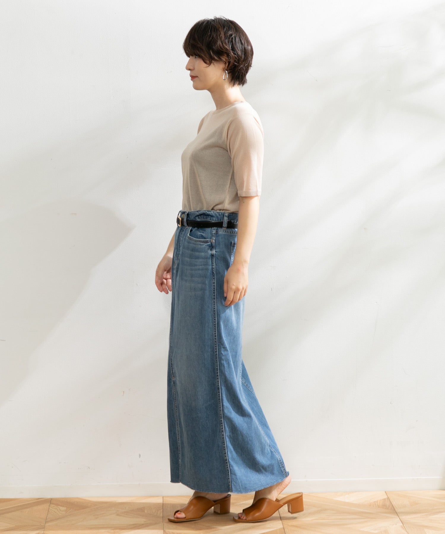 WOMEN】Healthy denim Pear Maxi マキシスカート – AMERICAN RAG CIE