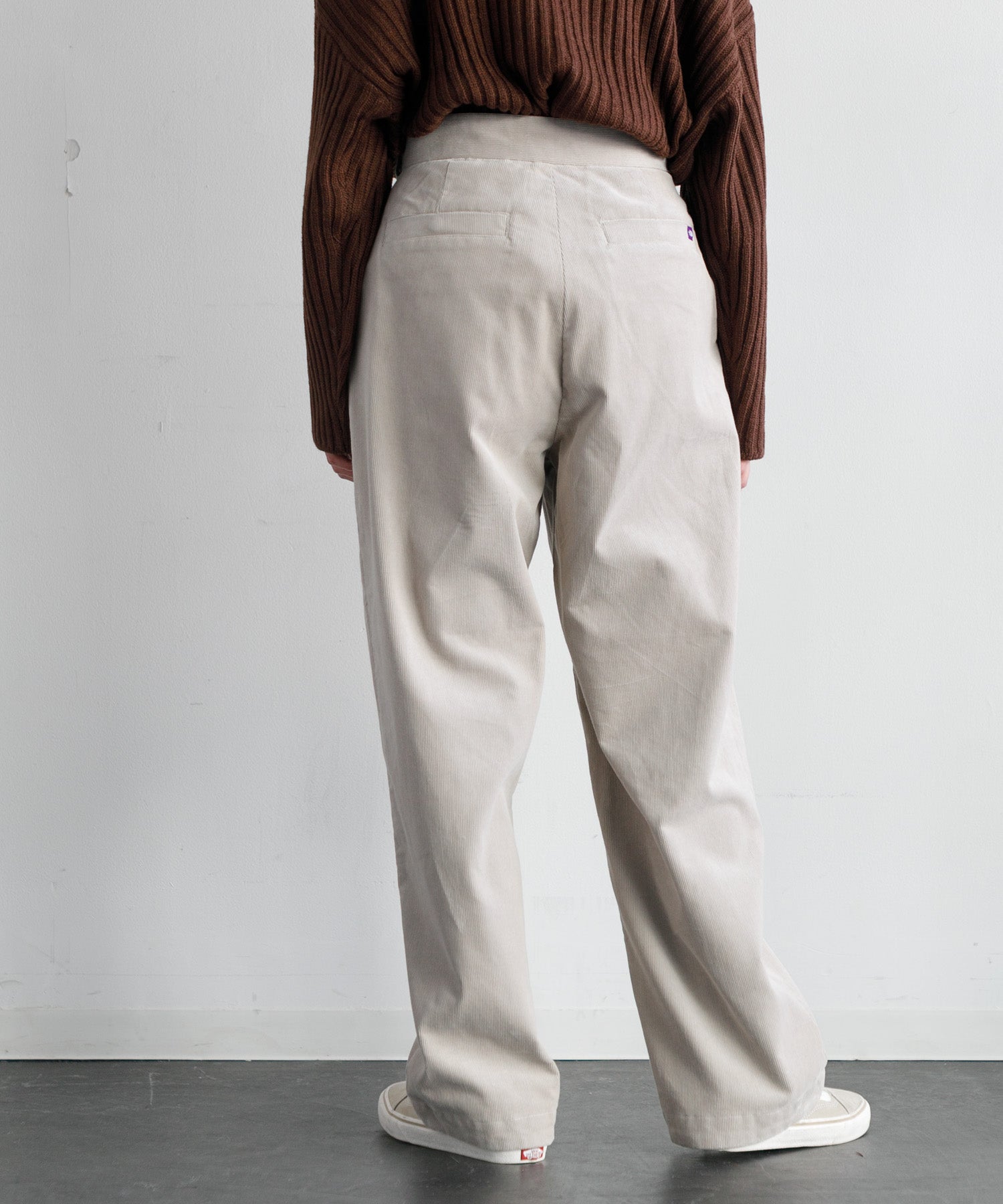 GEOGETTE TUCK PANTS 36 新品-