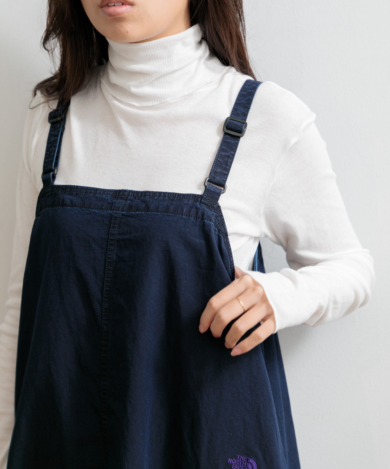 ノースフェイスパープルレーベルIndigo Field Jumper Dress nanamica / Cotton Nylon Weather Field Jumper Dress