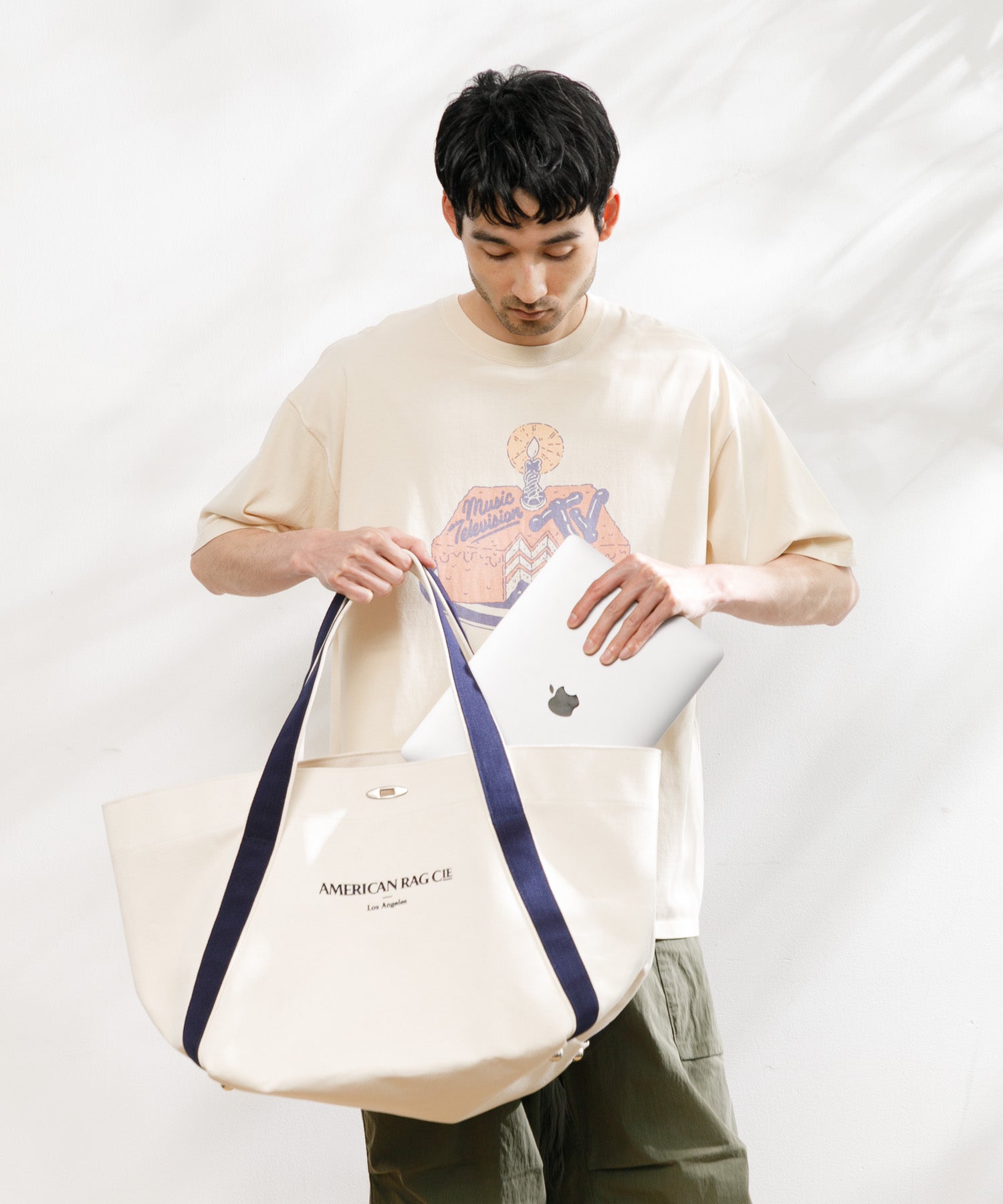 MEN , WOMEN】別注 THE BIG TOTE BAG – AMERICAN RAG CIE
