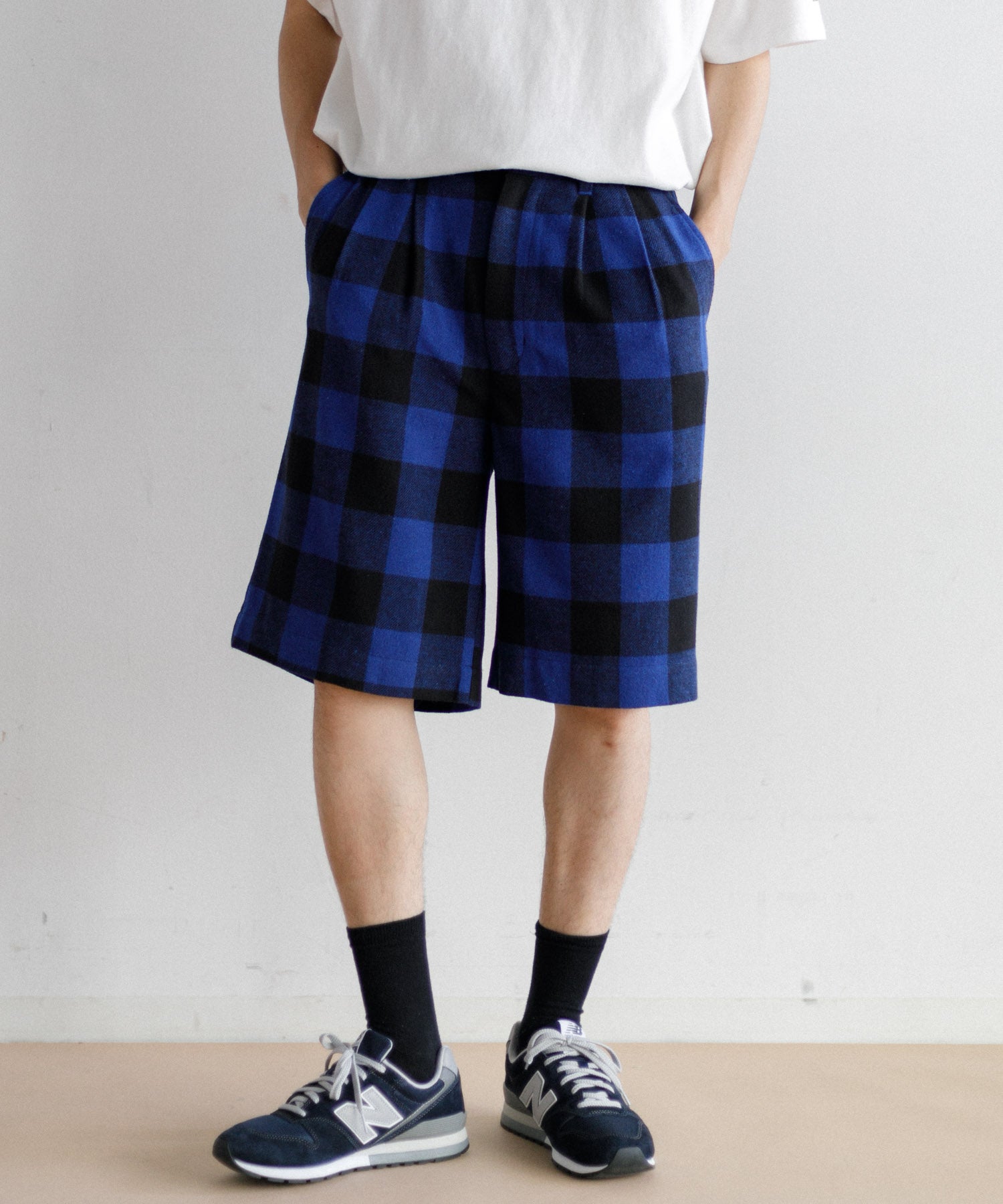 90s AmericanRag コットン チェック カーゴパンツ バギーショーツ 90s AmericanRag コットン チェック カーゴパンツ バギーショーツ