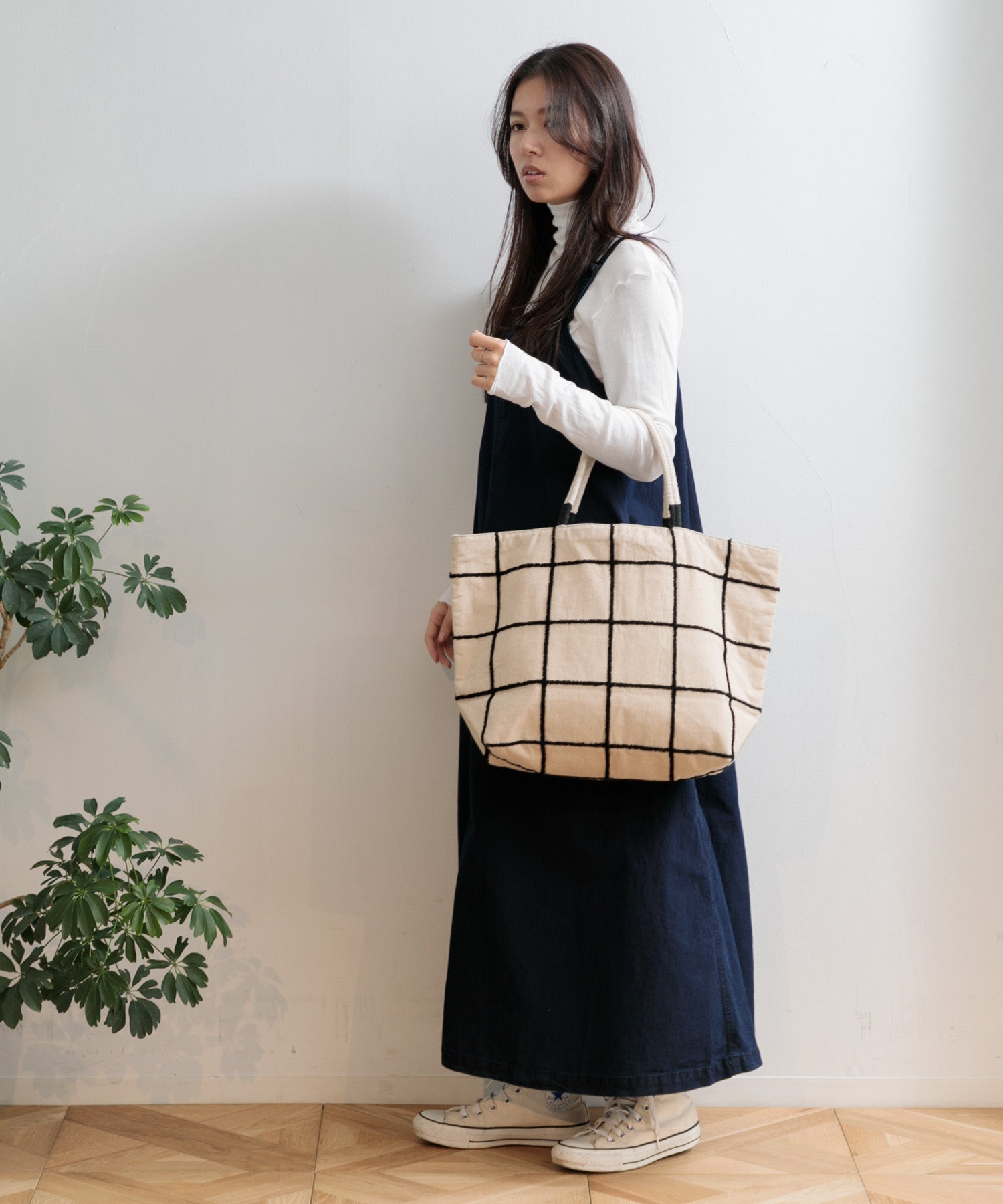 WOMEN】beej Loop check big tote bag – AMERICAN RAG CIE