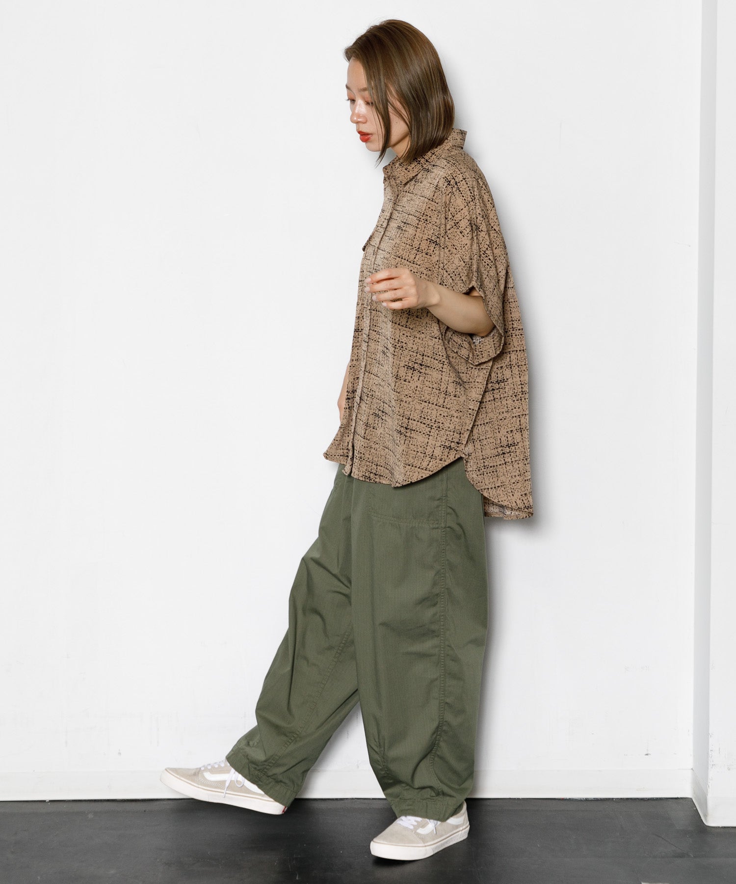 WOMEN】THE NORTH FACE PURPLE LABEL Ripstop Wide Cropped