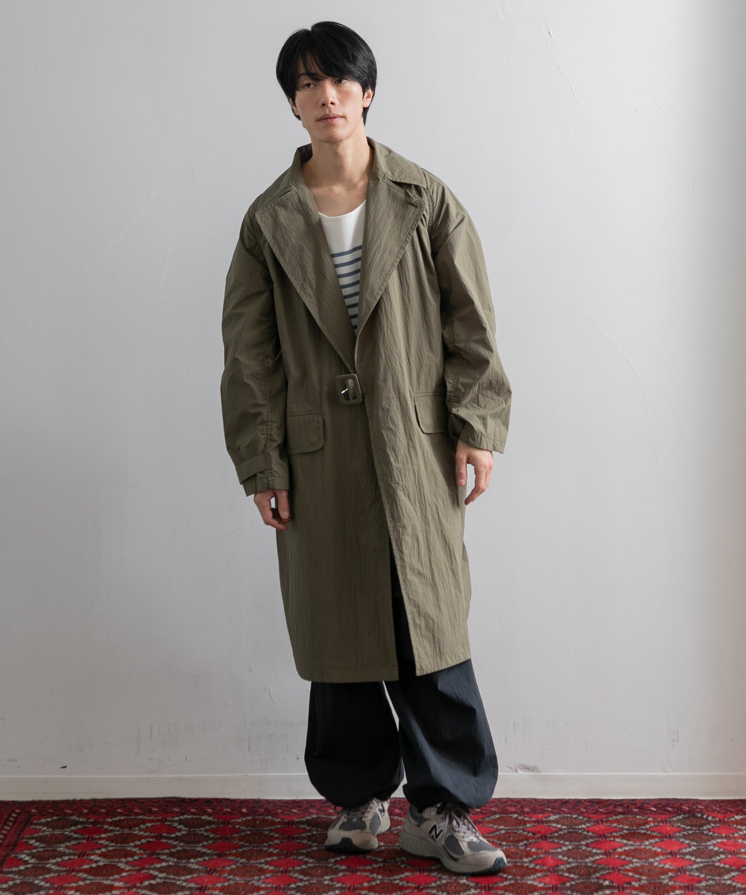 MEN】コットンナイロンベルテッドオーバーコート – AMERICAN RAG CIE MEN】コットンナイロンベルテッドオーバーコート – AMERICAN RAG CIE