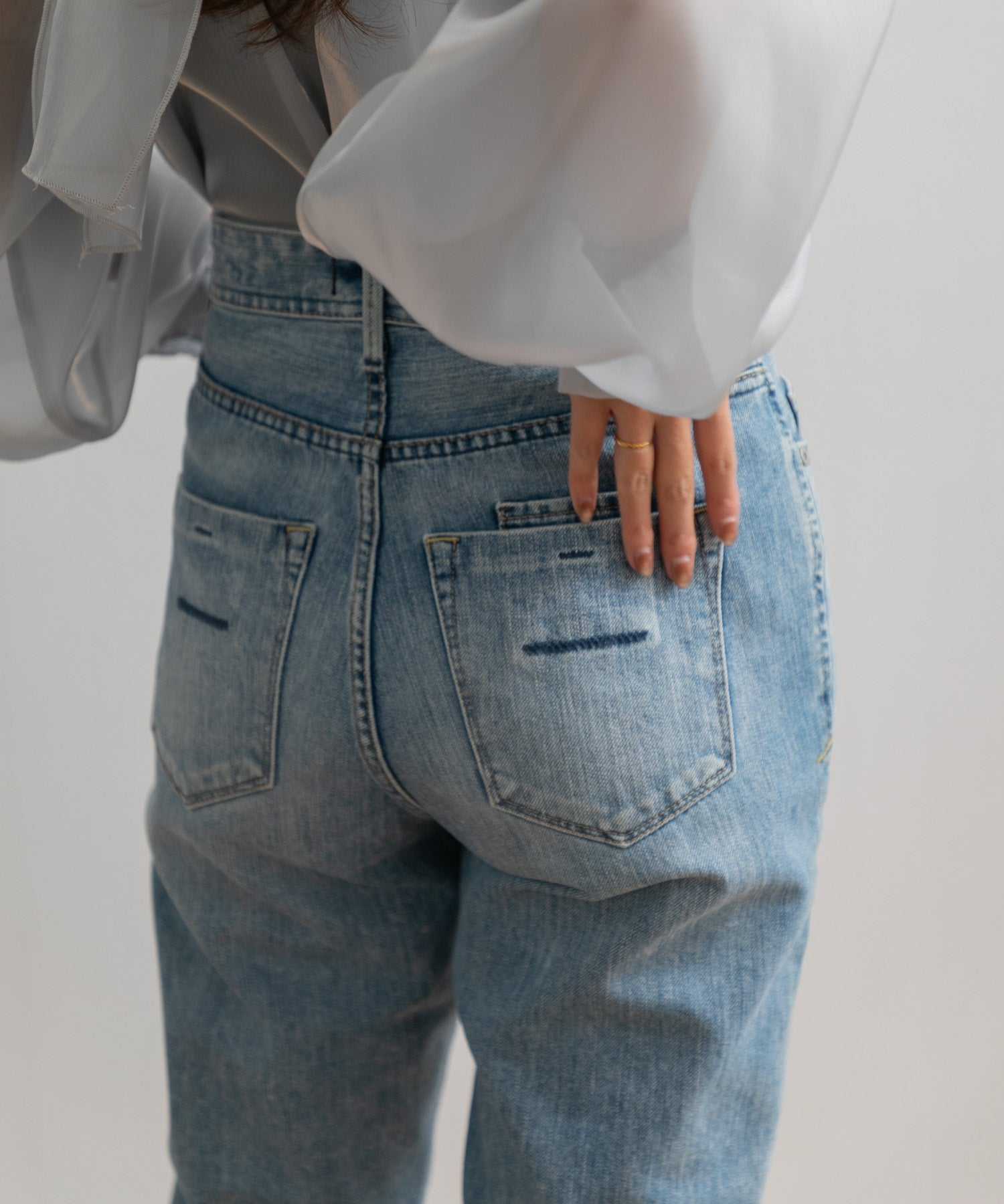 miyabi様YANUK HIGH WAIST RUTHハイウェストスリムデニム YANUK（ヤヌーク）の「ハイウエスト スリムテーパード デニム
