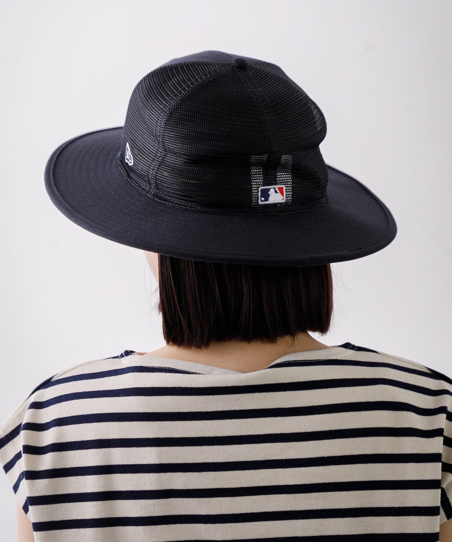 MEN , WOMEN】NEW ERA フィッテド ブリムハット メッシュ