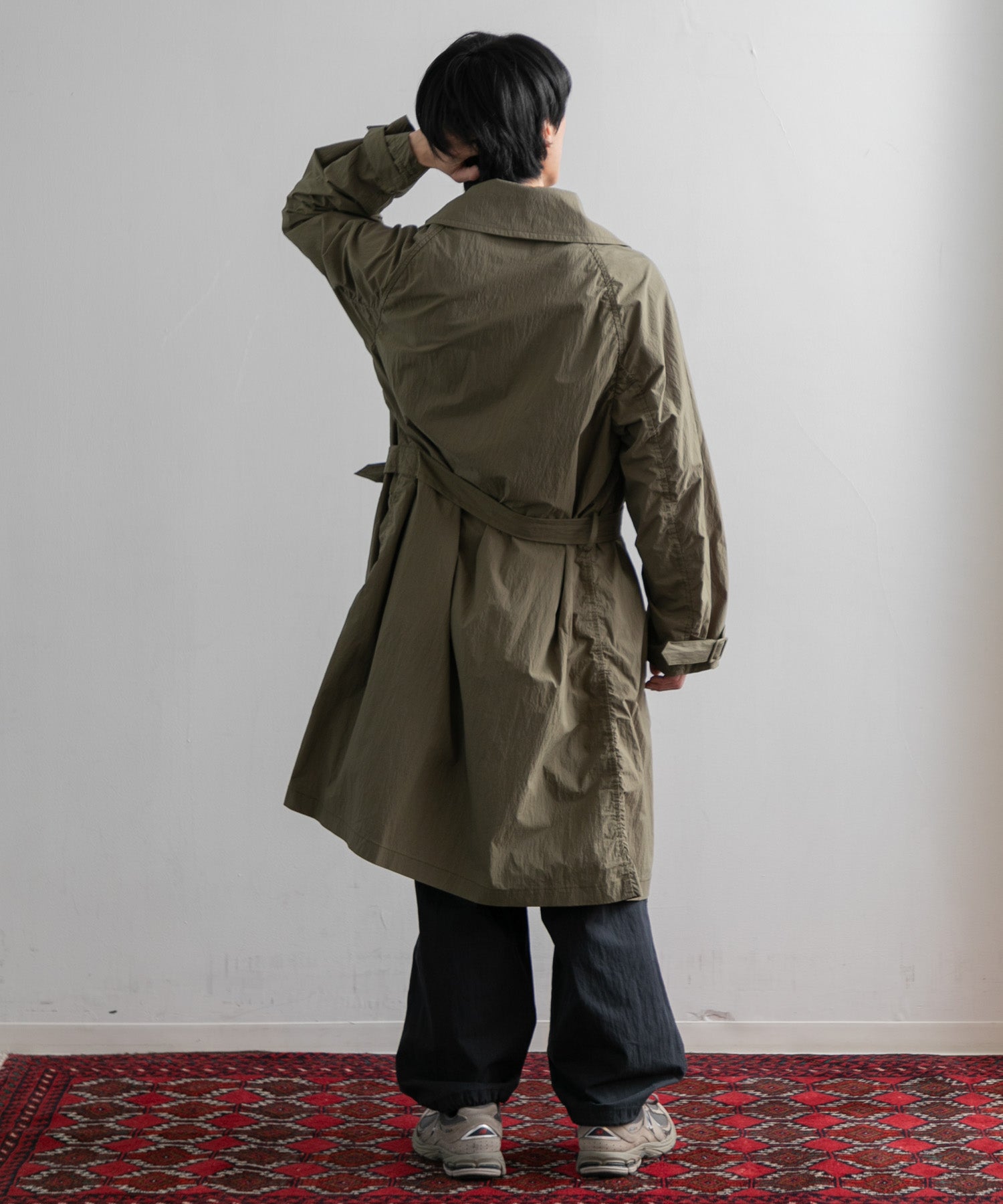 MEN】コットンナイロンベルテッドオーバーコート – AMERICAN RAG CIE