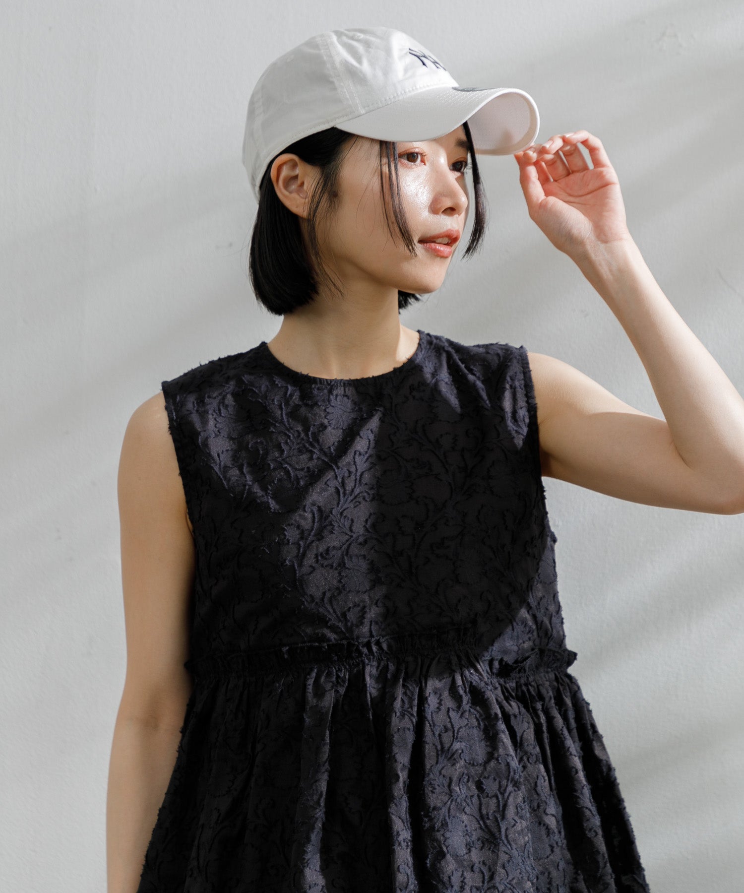 WOMEN】ティアードノースリーブブラウス – AMERICAN RAG CIE