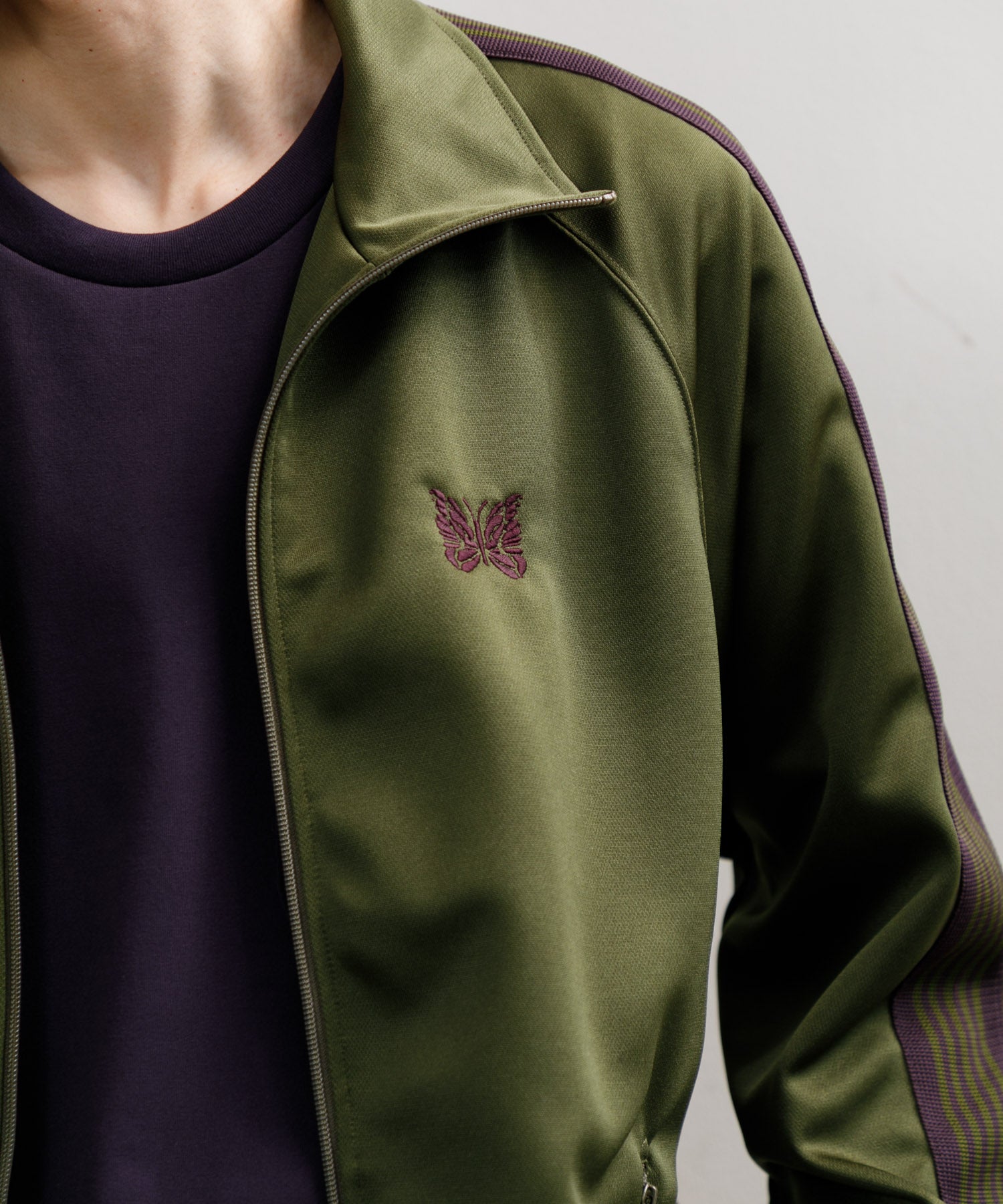 MEN】NEEDLES TRACK JACKET - POLY SMOOTH – AMERICAN RAG CIE