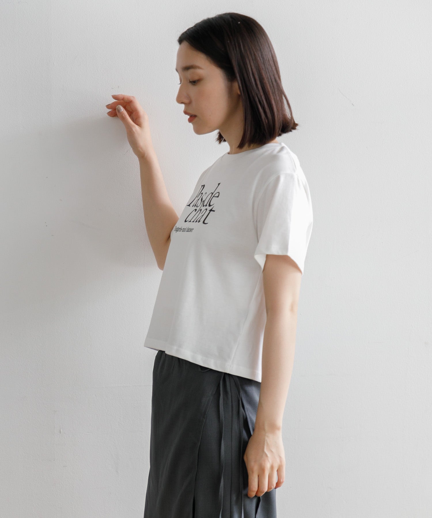 WOMEN】ARC クロップドロゴTシャツ – AMERICAN RAG CIE