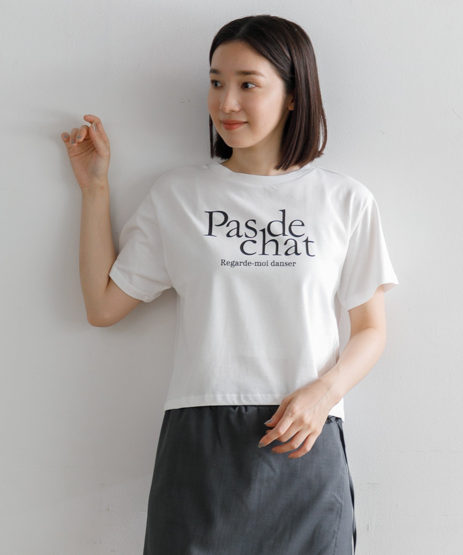 ★hm.★Arpege story☆カラーロゴフォトＴシャツ☆美品 shemoshelly】WEB限定フォトプリントロゴロンT 新色追加（T