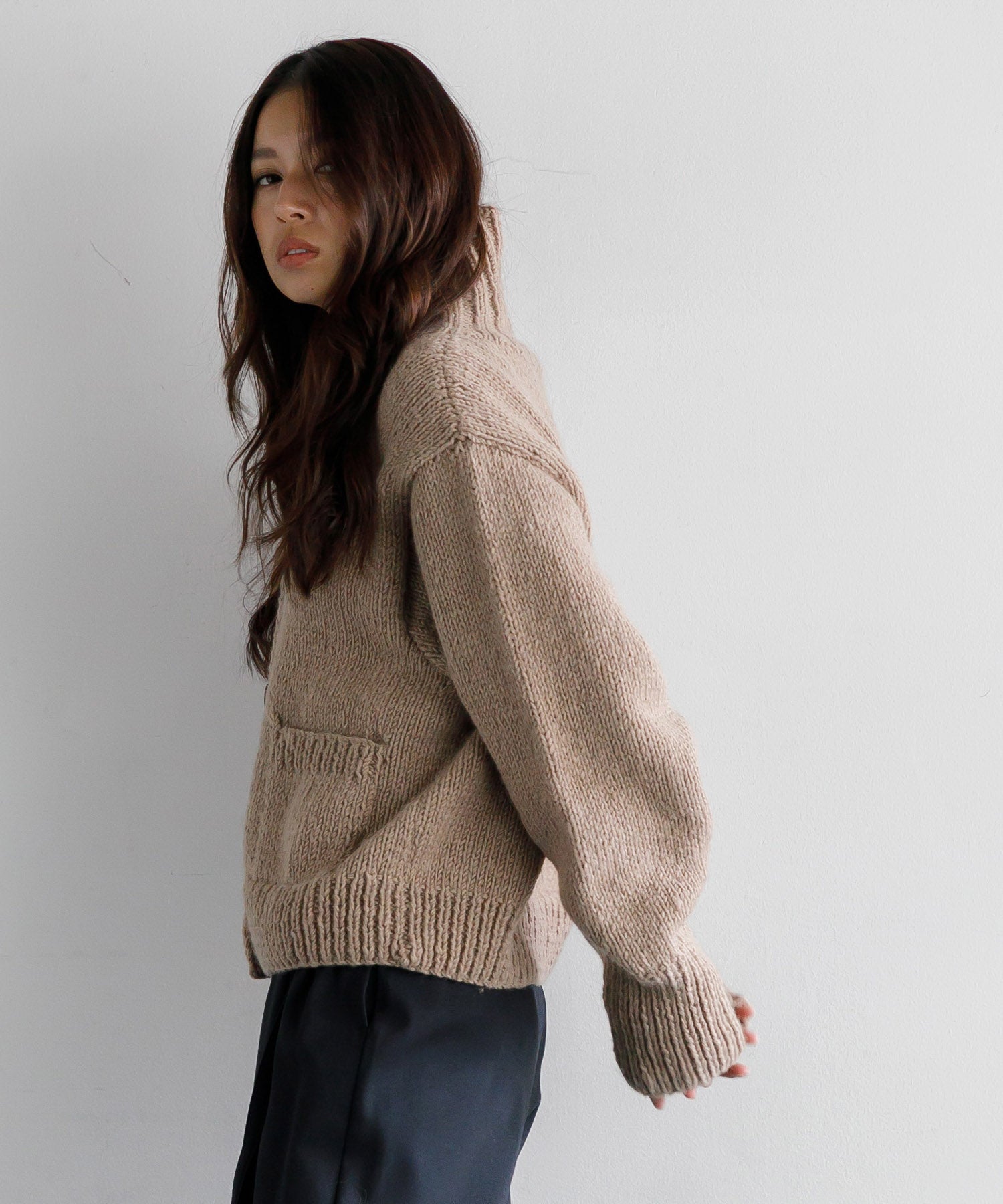WOMEN】ハイネックニットカーディガン – AMERICAN RAG CIE