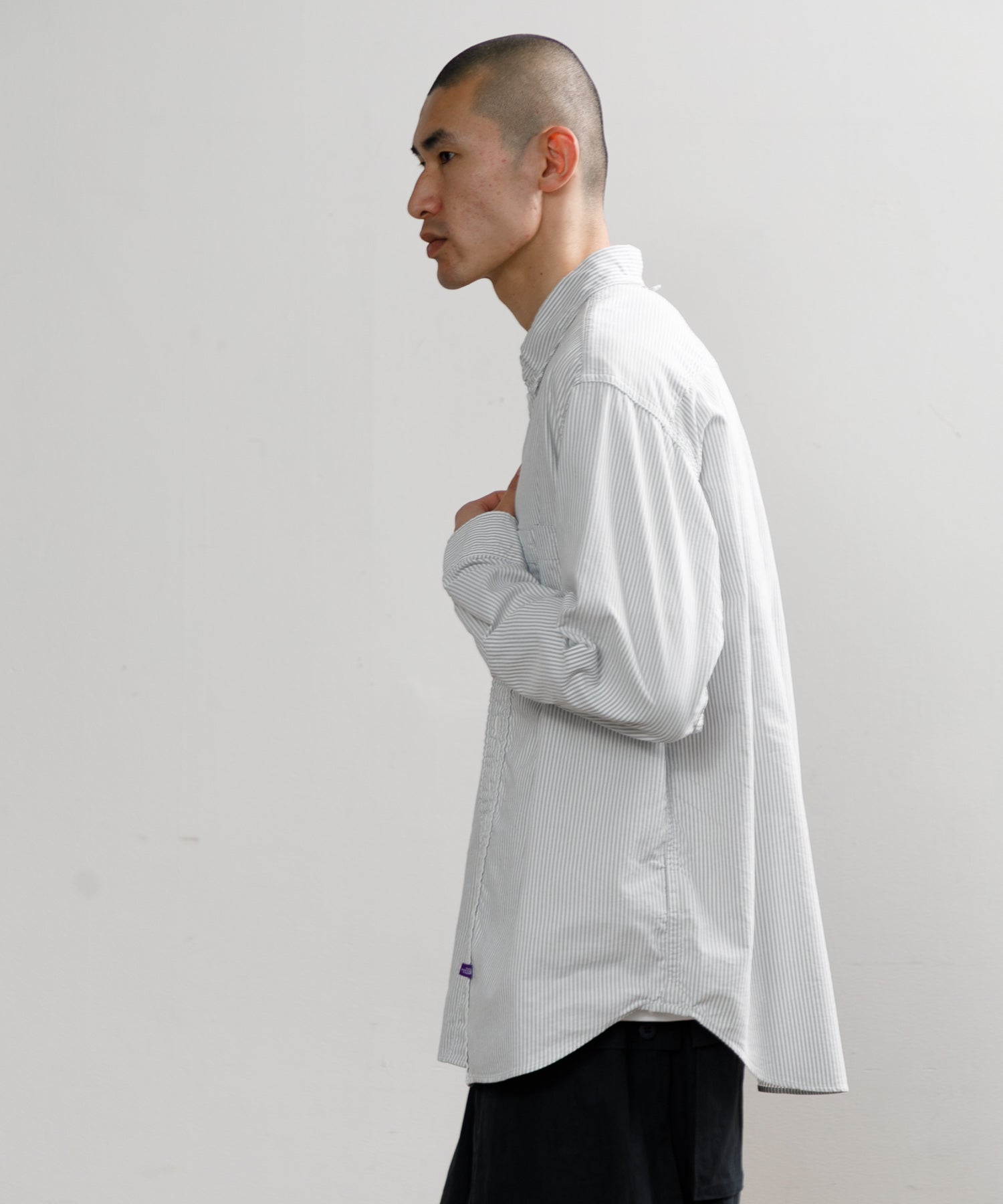 THE NORTH FACE PURPLE LABEL　バンドカラーシャツ THE NORTH FACE PURPLE LABEL (ザ ノースフェイス パープル