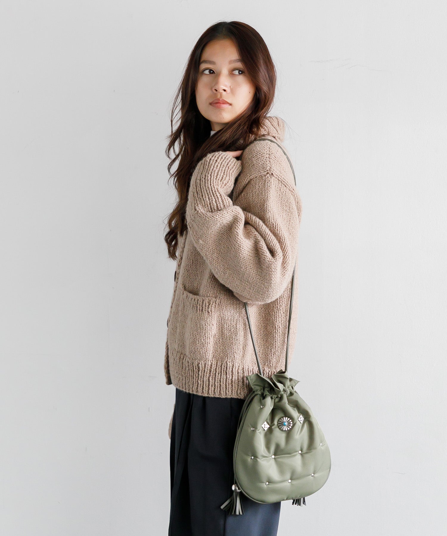 WOMEN】ハイネックニットカーディガン – AMERICAN RAG CIE