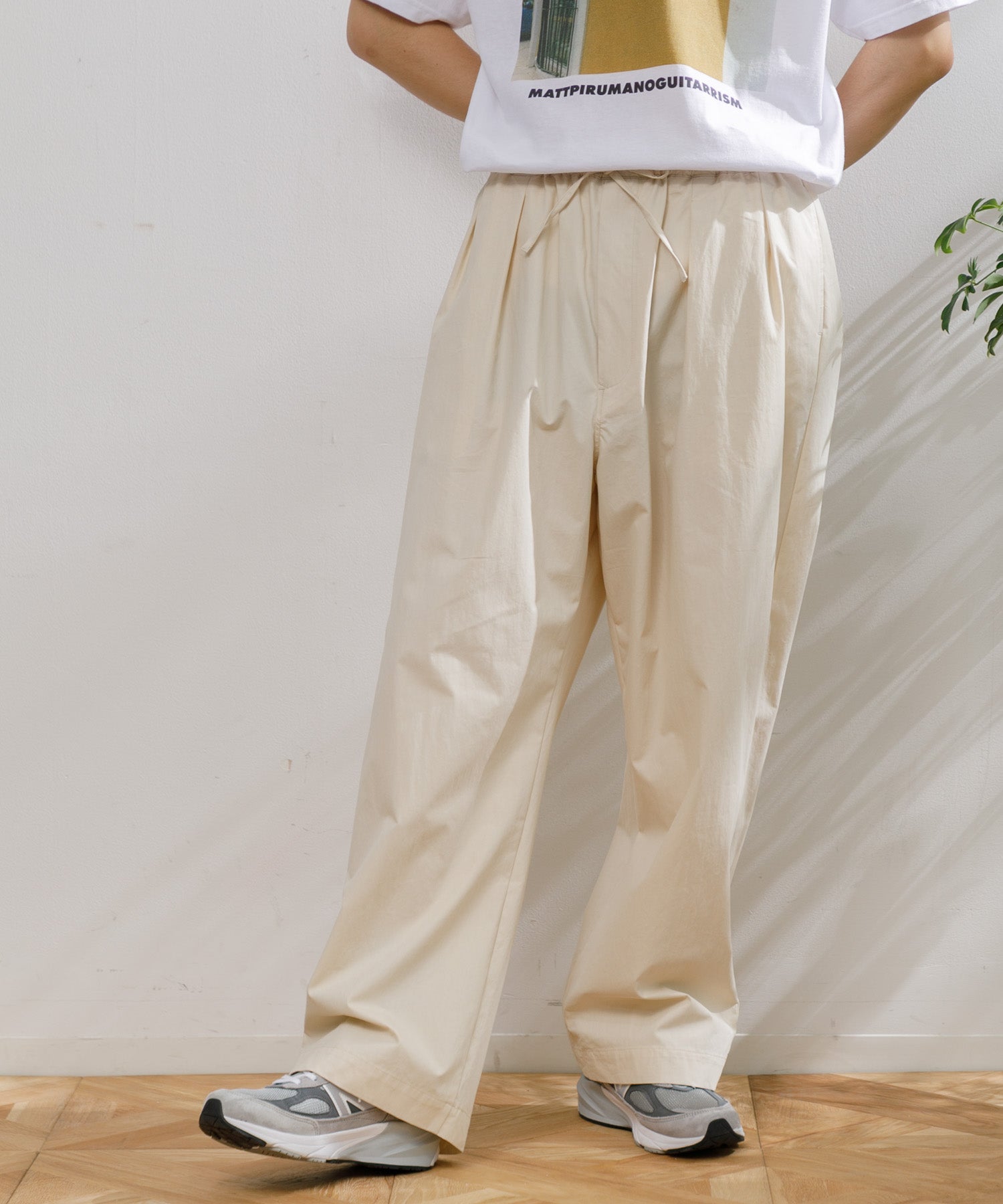 MEN】ORCIVAL WIDE EASY PANTS – AMERICAN RAG CIE