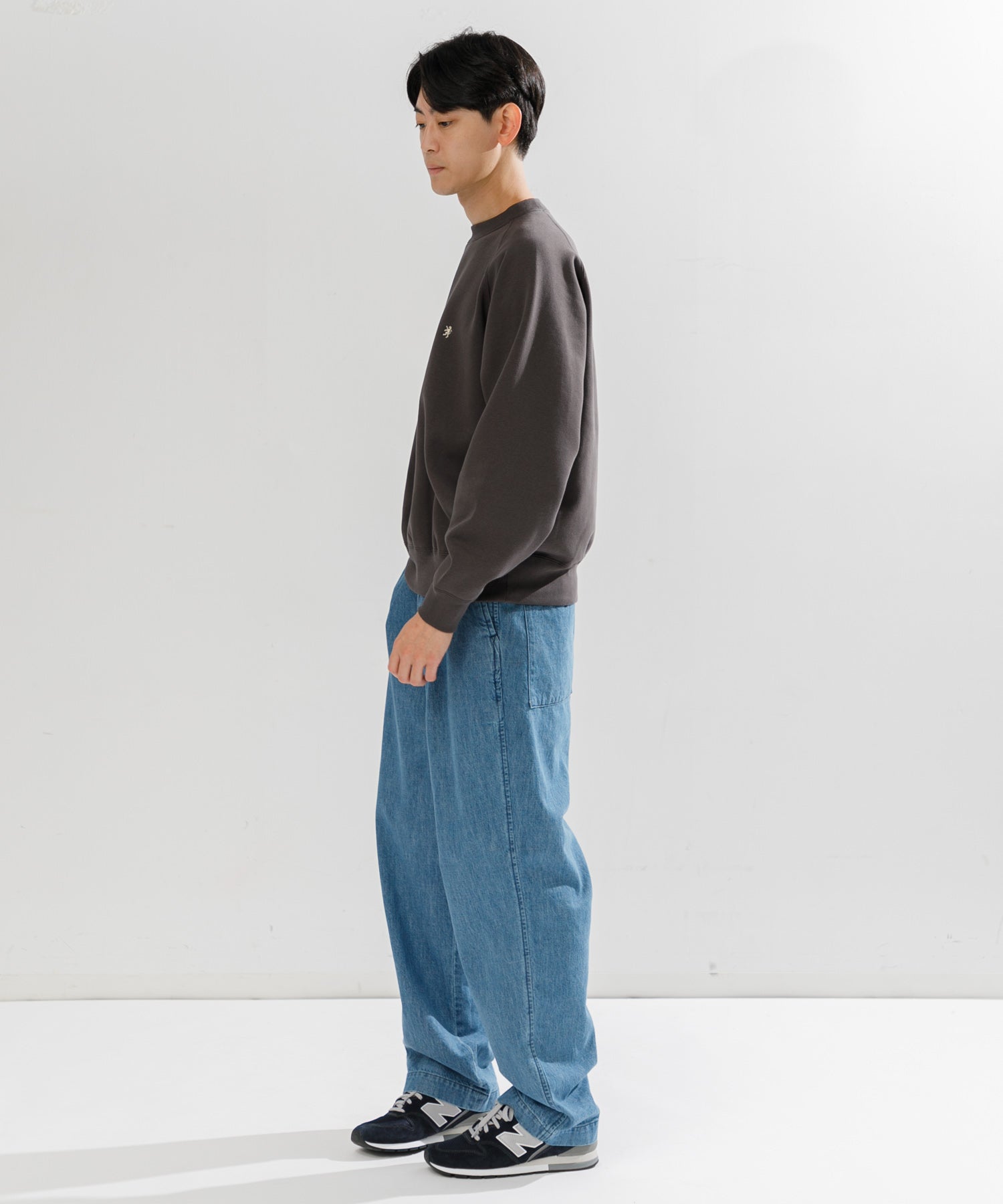 CLANE タック ワイドパンツ スカンツ グリーン 日本製 中古・古着通販】CLANE (クラネ) SuzuHirose (スズヒロセ) TUCK