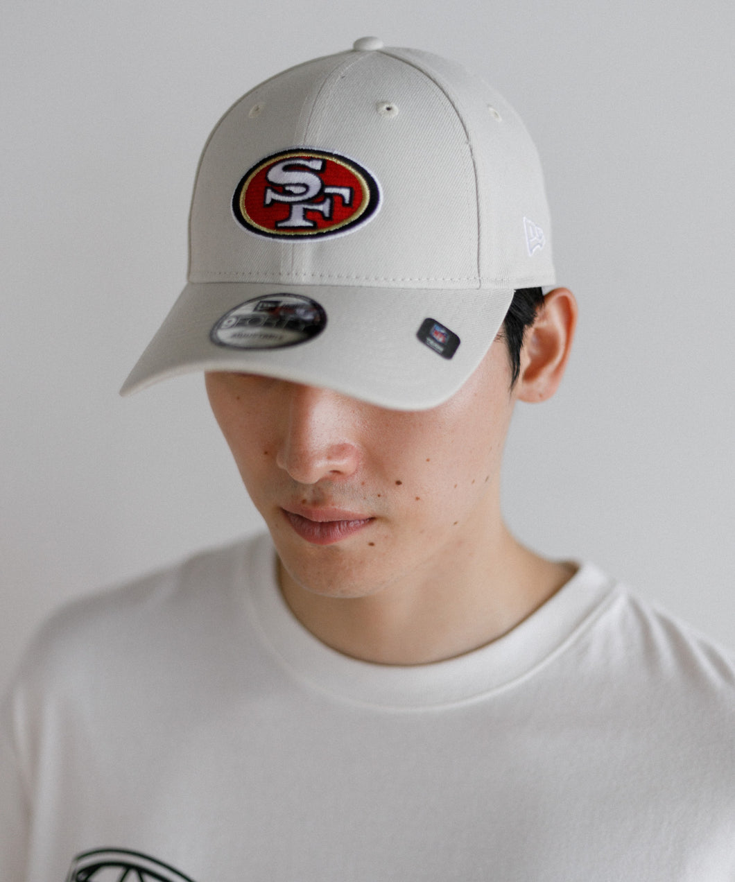 【MEN , WOMEN】NEW ERA 9FORTY NFL サンフランシスコ・フォーティーナイナーズ アイボリー
