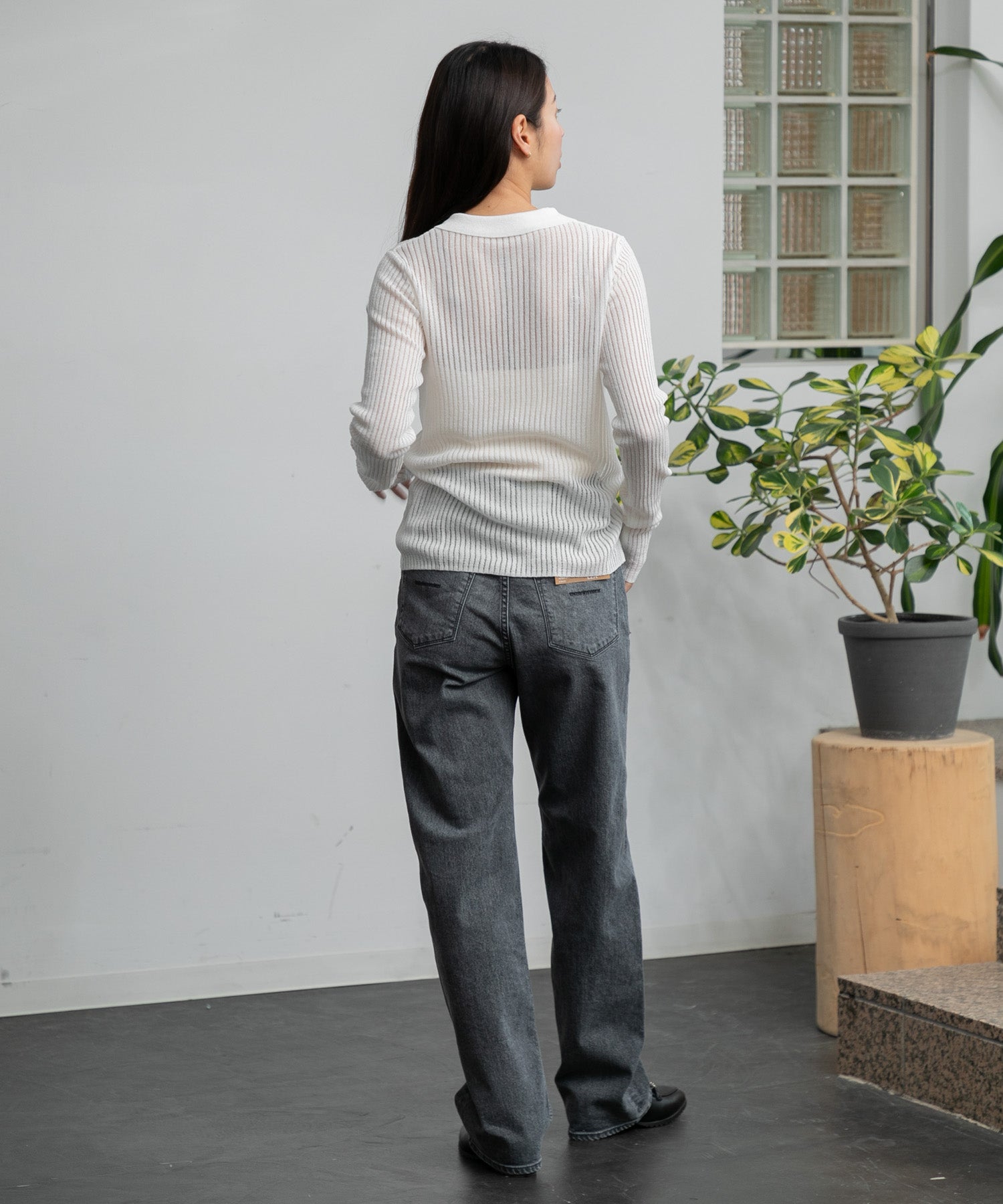 YANUK LEA ストレートデニム グレーデニム WOMEN】YANUK ボーイズストレート LEA - GRAY – AMERICAN RAG CIE