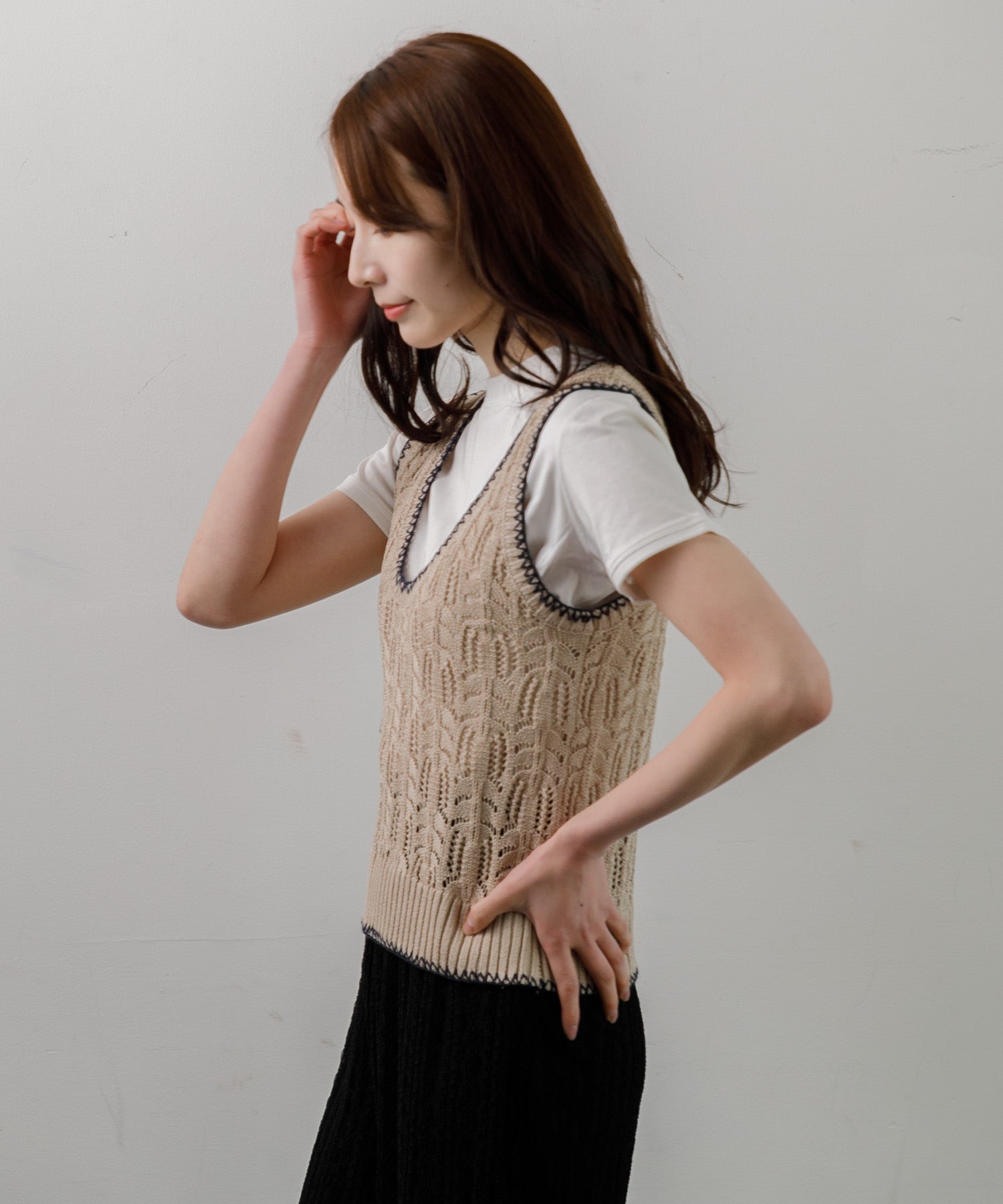 22AW 新品 yuumi ARIA ユウミアリア ニットベスト