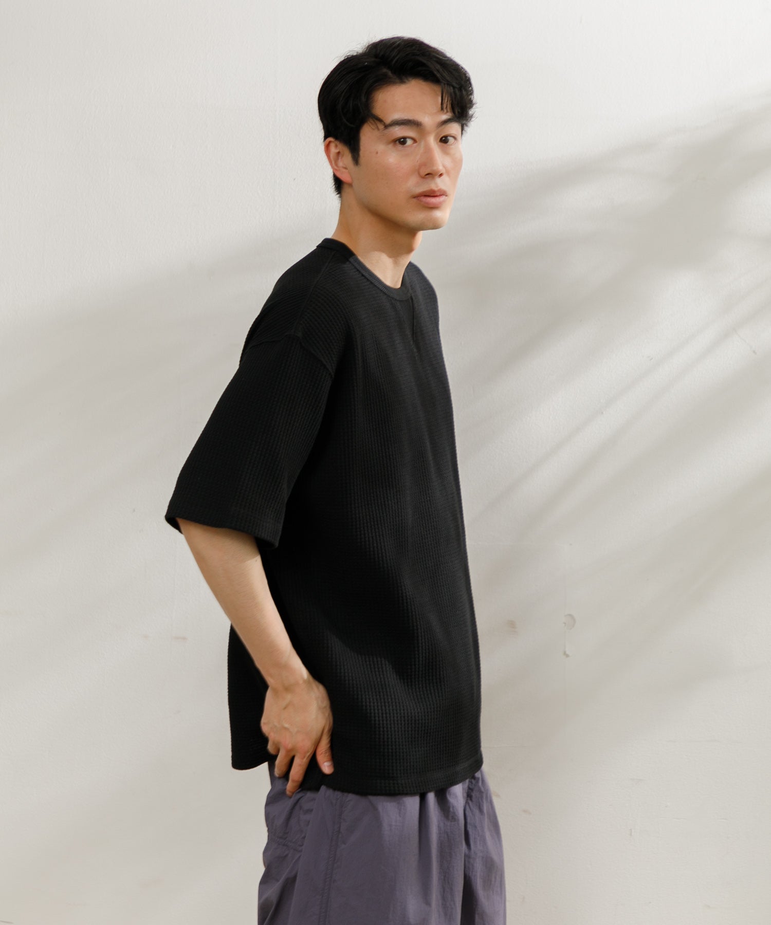 MEN】NANGA ECO HYBRID WAFFLE LOOSE FIT TEE – AMERICAN RAG CIE