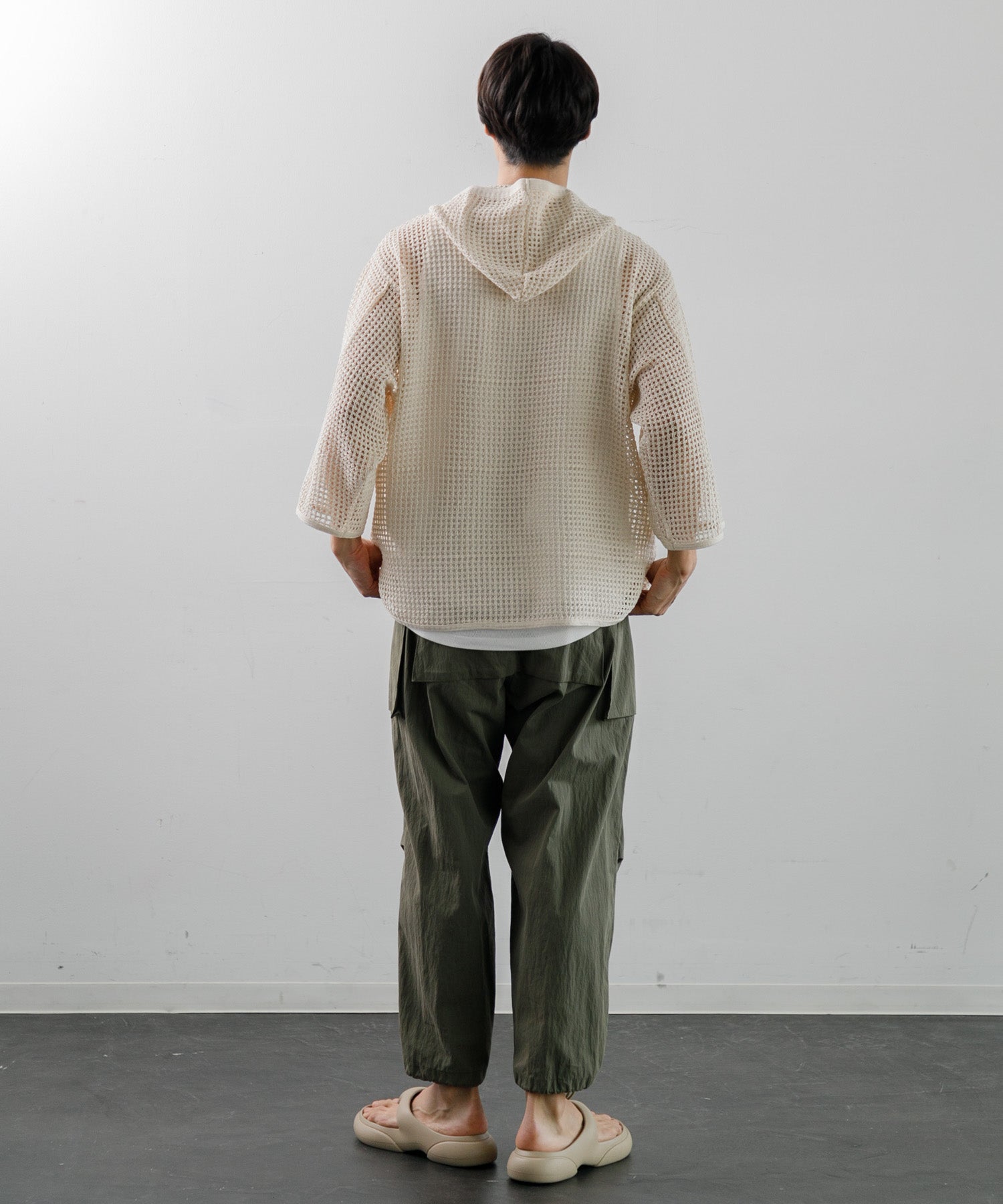 MEN】ARMY TWILL COTTON MESH HOODIE – AMERICAN RAG CIE