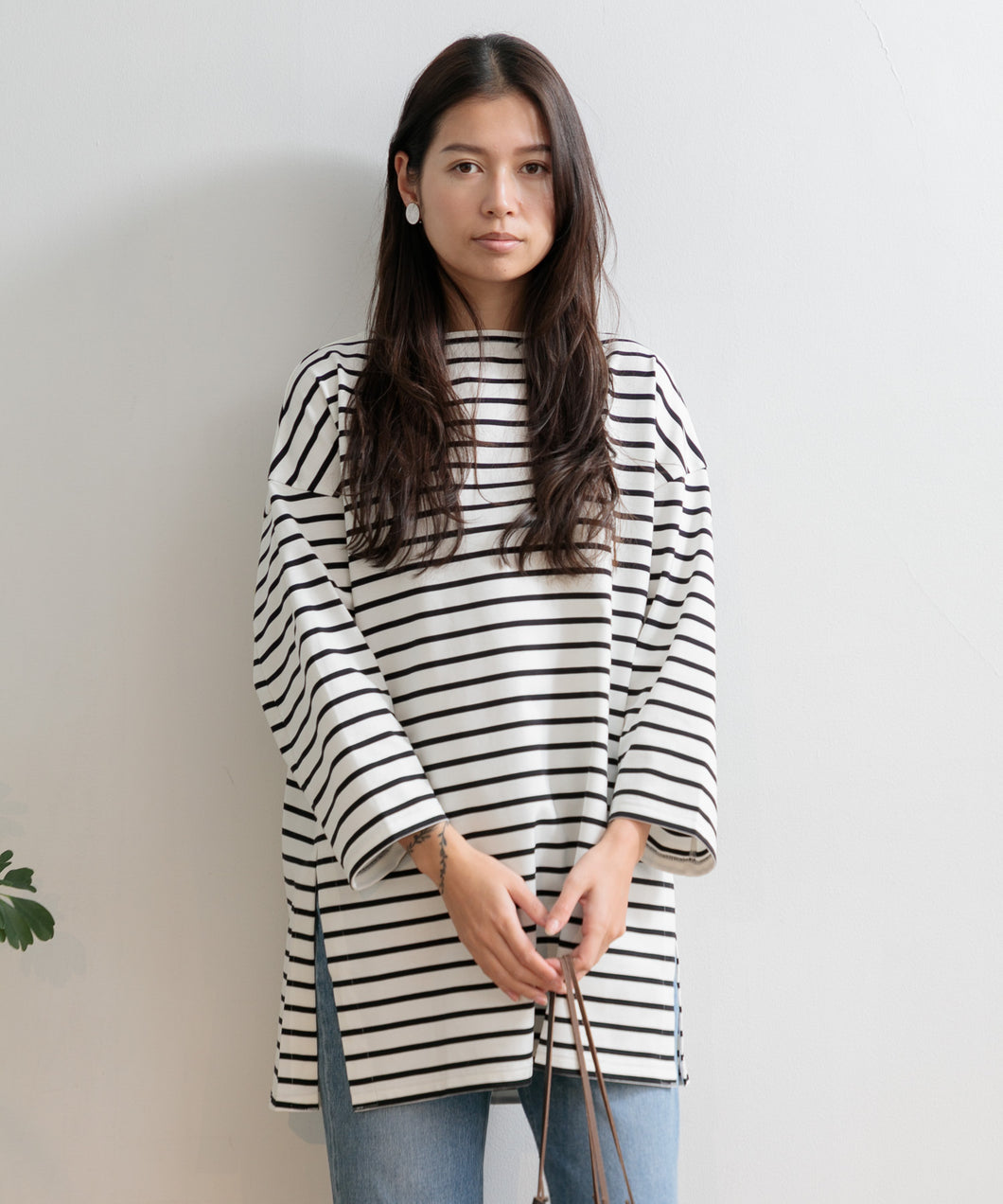 【WOMEN】ORCIVAL WIDE BOAT NECK PULLOVER