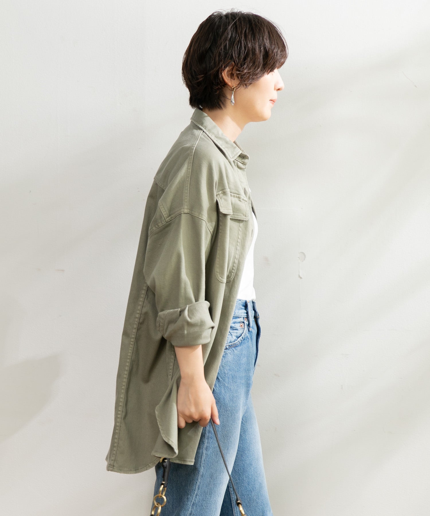 WOMEN】Healthy denim Almond デニムシャツ – AMERICAN RAG CIE