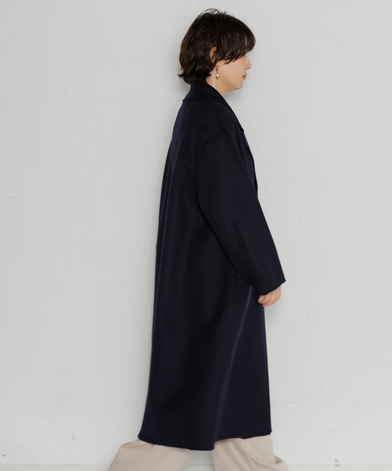 LE GLAZIK ウール ダブルフェイスコート 先行予約】LE GLAZIK | ウール ダブルフェイスコート WOMEN