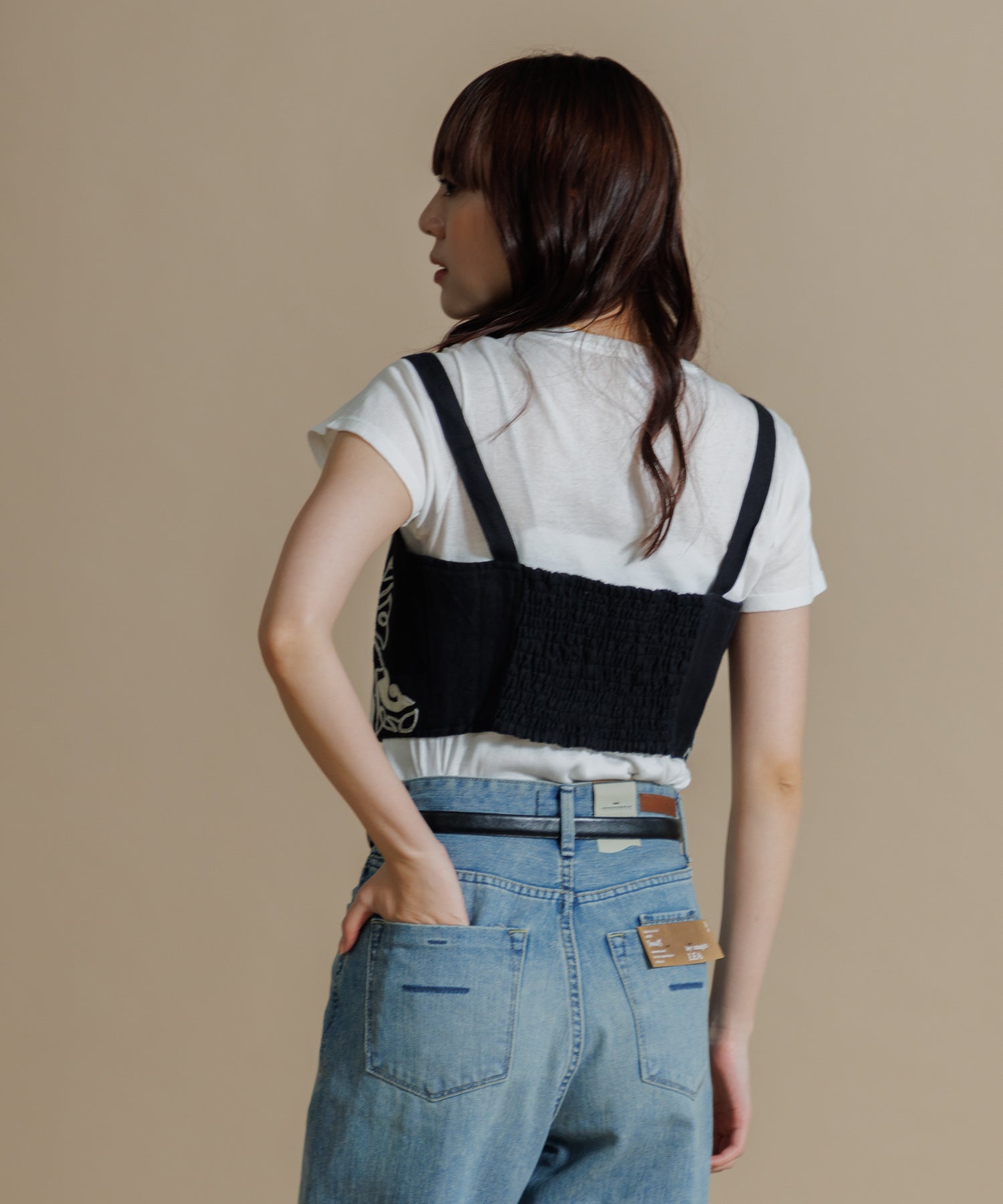 tシャツ 「WOMEN」LEIN コットンリネンアリ刺繍ビスチェ レディース WOMEN】LEIN コットンリネンアリ刺繍ビスチェ – AMERICAN RAG CIE